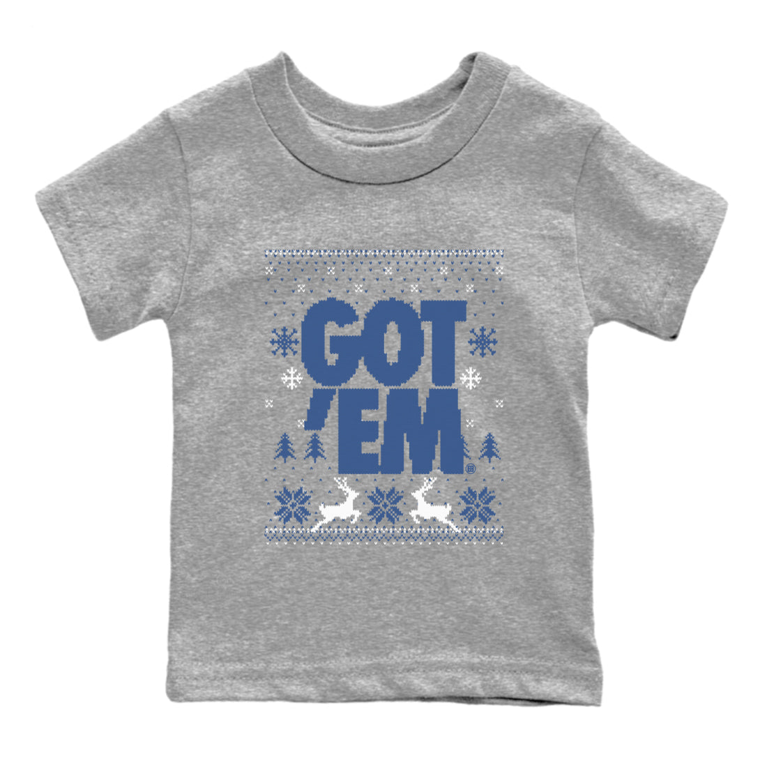 11s Diffused Blue shirts to match jordans Christmas Gift Got Em Ugly Sweater sneaker match tees Air Jordan 11 Retro Diffused Blue match shoes to clothes Drip Gear Zone Youth Baby Heather Grey 2 tee