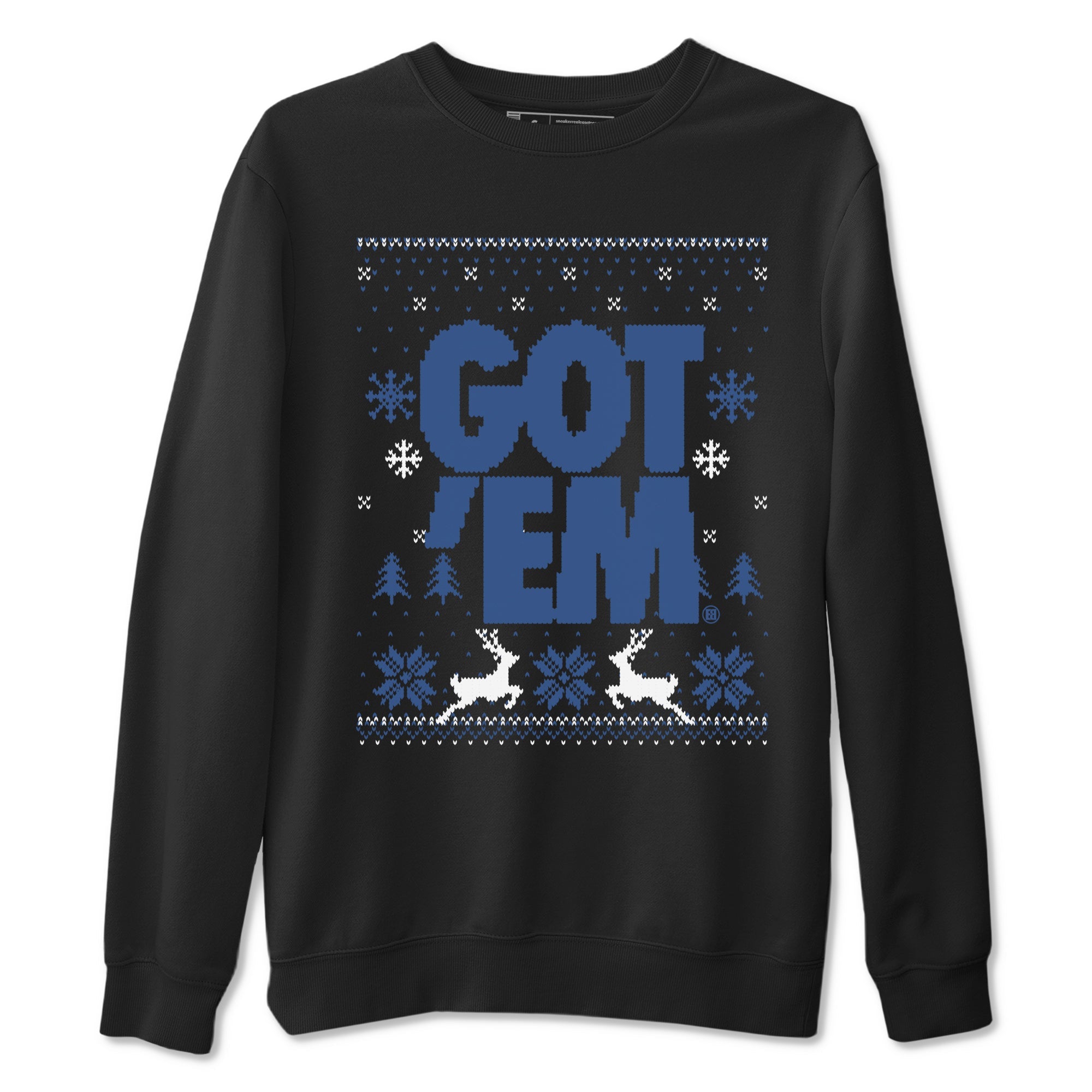 11s Diffused Blue shirts to match jordans Christmas Gift Got Em Ugly Sweater sneaker match tees Air Jordan 11 Retro Diffused Blue match shoes to clothes Drip Gear Zone unisex cotton Black 2 shirts