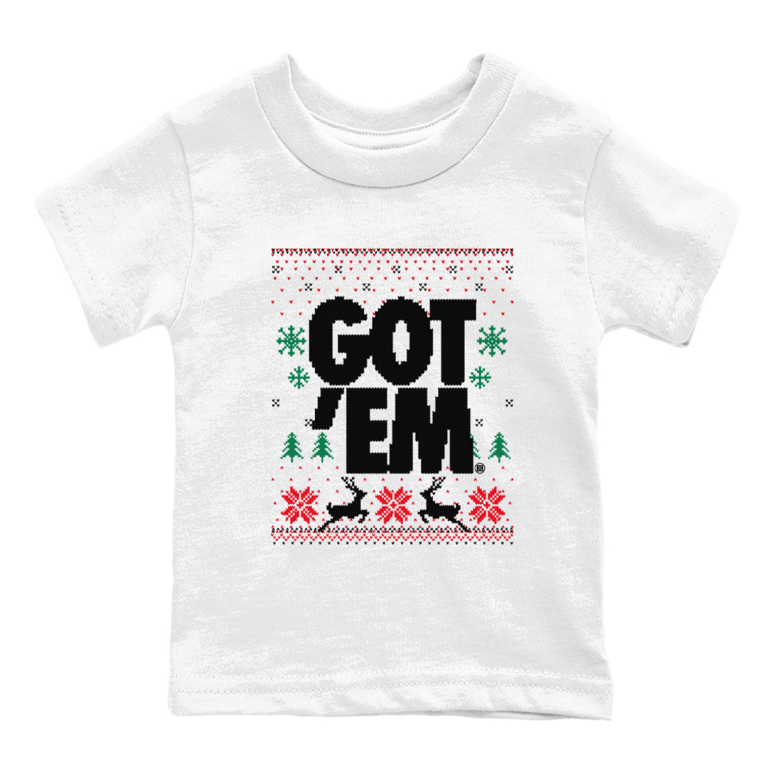 Air Jordan 2 Low Retro Christmas shirts to match jordans Christmas Gift Got Em Ugly Sweater sneaker match tees Air Jordan 2 Christmas match shoes to clothes Drip Gear Zone Youth Baby White 2 tee