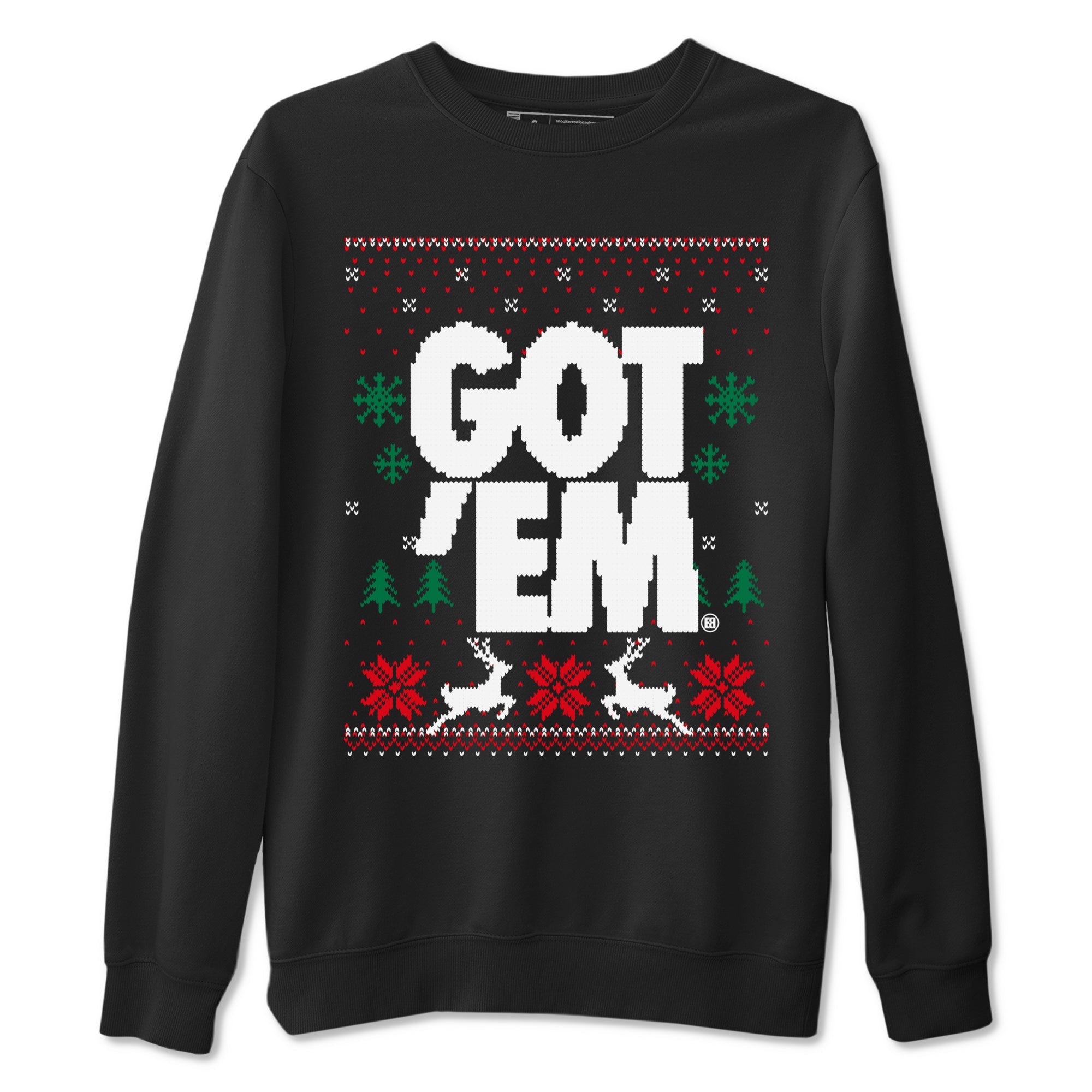 Air Jordan 2 Low Retro Christmas shirts to match jordans Christmas Gift Got Em Ugly Sweater sneaker match tees Air Jordan 2 Christmas match shoes to clothes Drip Gear Zone unisex cotton Black 2 shirts