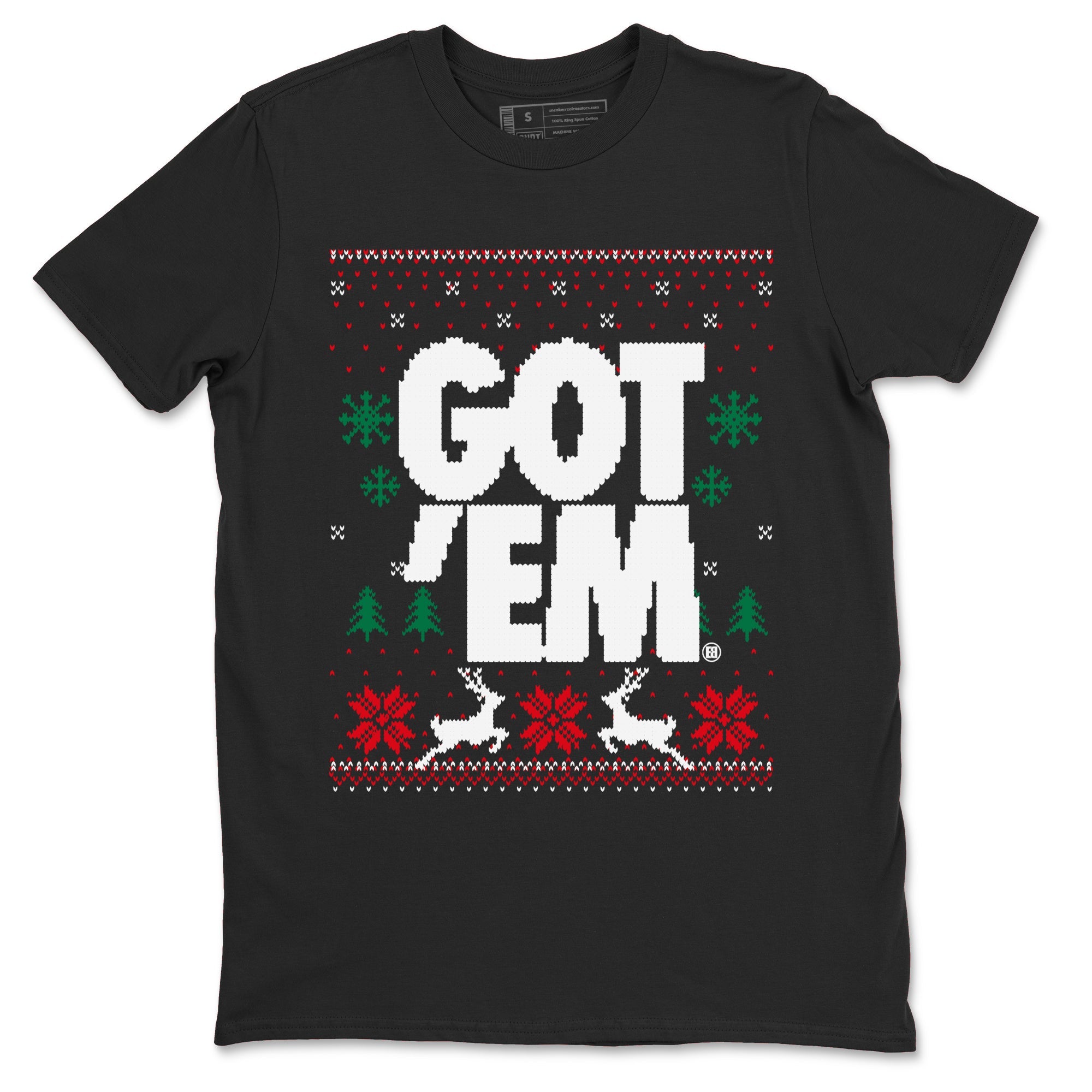 Air Jordan 2 Low Retro Christmas shirts to match jordans Christmas Gift Got Em Ugly Sweater sneaker match tees Air Jordan 2 Christmas match shoes to clothes Drip Gear Zone unisex cotton Black 2 shirts