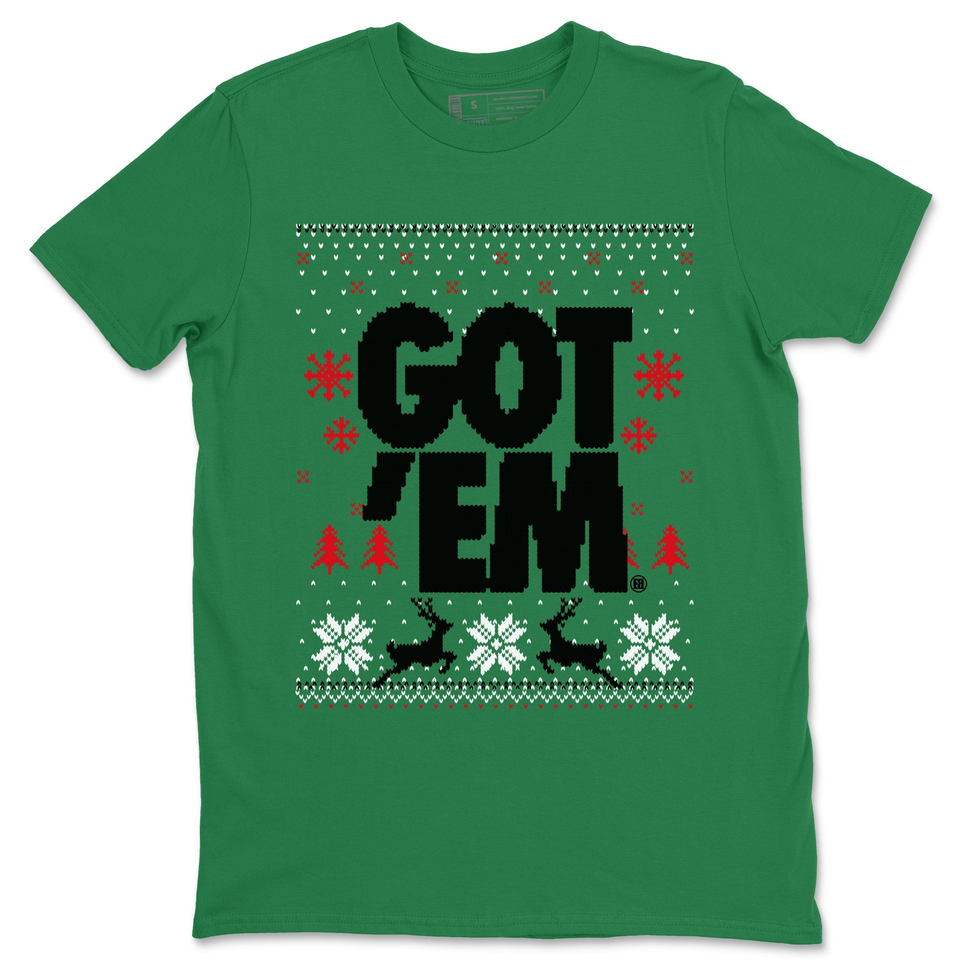 Air Jordan 2 Low Retro Christmas shirts to match jordans Christmas Gift Got Em Ugly Sweater sneaker match tees Air Jordan 2 Christmas match shoes to clothes Drip Gear Zone unisex cotton Kelly Green 2 shirts