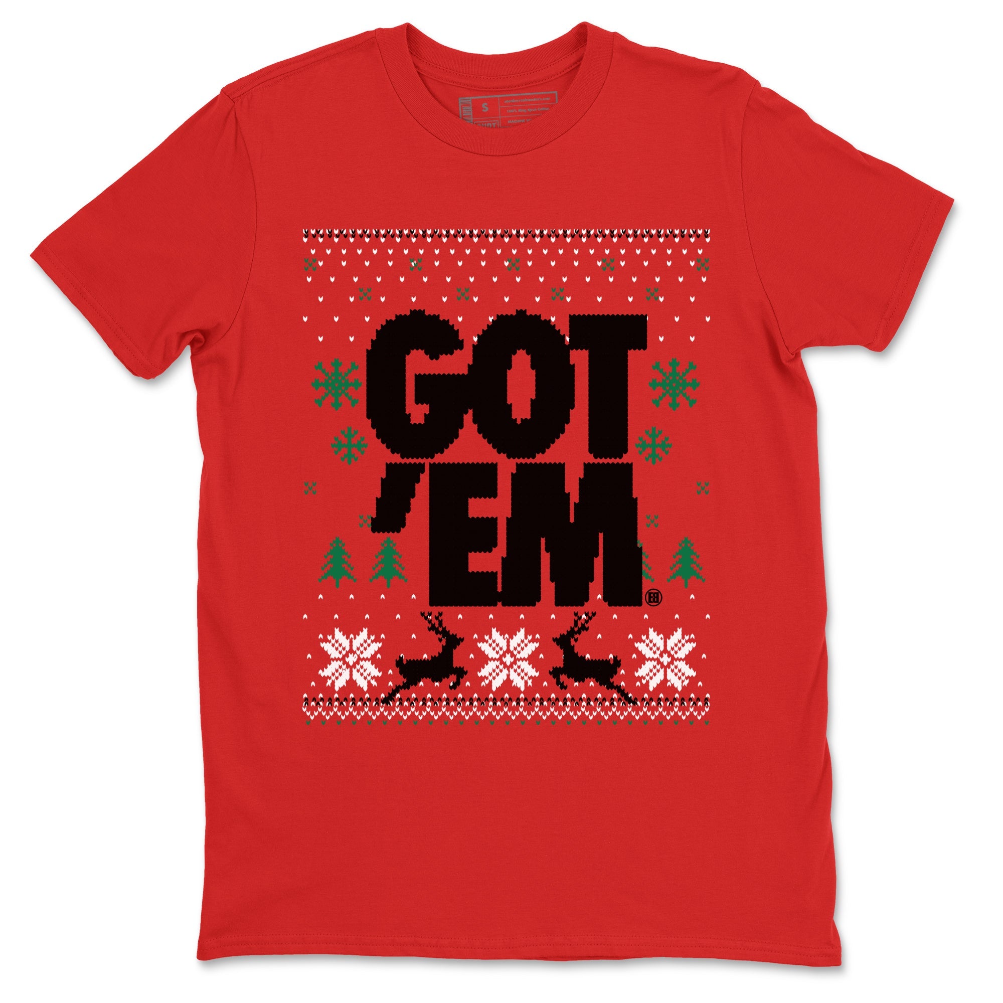 Air Jordan 2 Low Retro Christmas shirts to match jordans Christmas Gift Got Em Ugly Sweater sneaker match tees Air Jordan 2 Christmas match shoes to clothes Drip Gear Zone unisex cotton Red 2 shirts