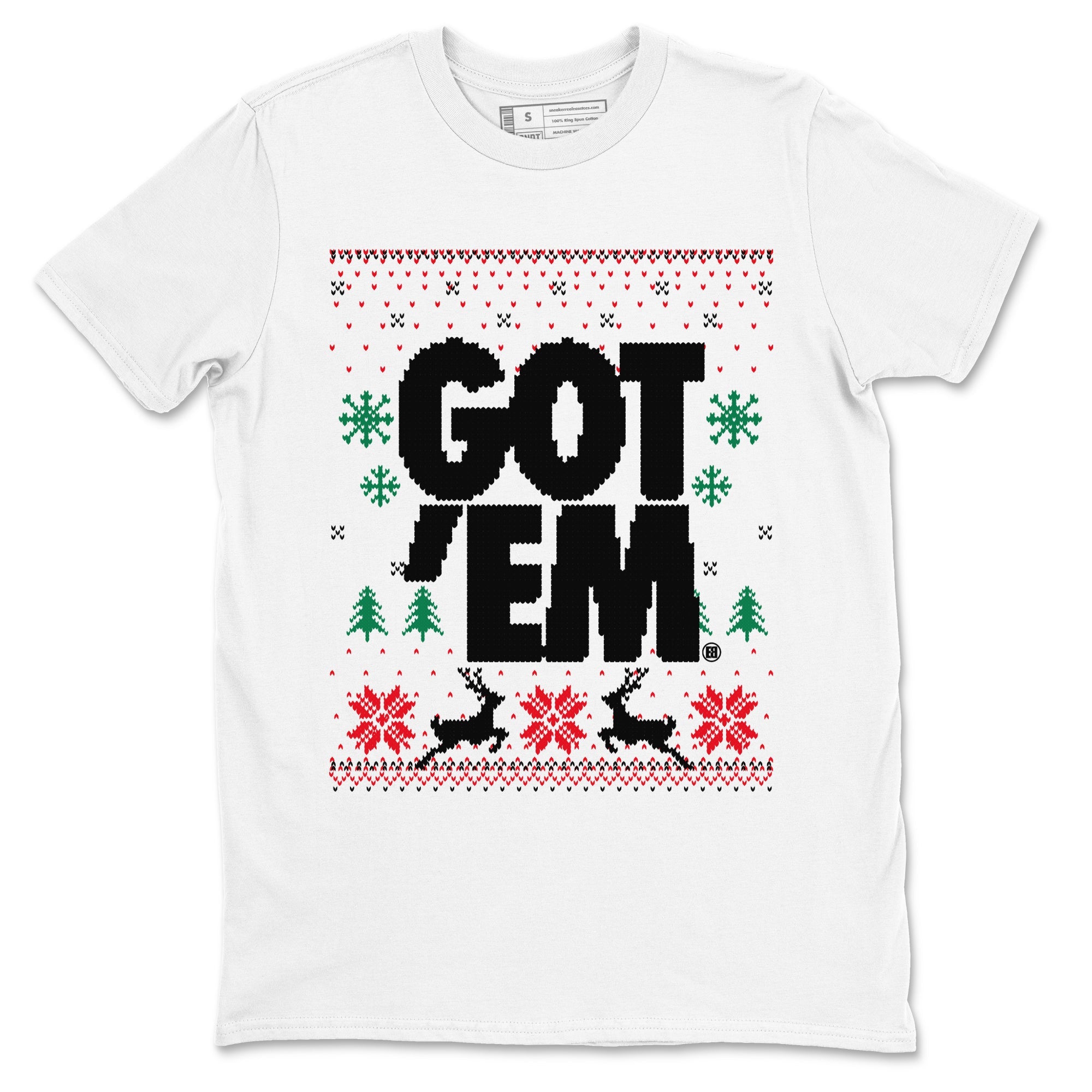 Air Jordan 2 Low Retro Christmas shirts to match jordans Christmas Gift Got Em Ugly Sweater sneaker match tees Air Jordan 2 Christmas match shoes to clothes Drip Gear Zone unisex cotton White 2 shirts