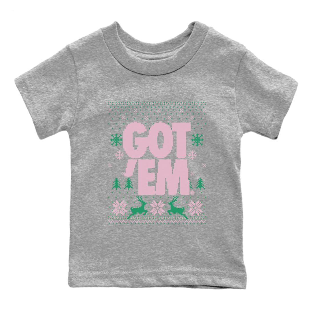 Dunk Low Retro SE Medium Soft Pink Malachite shirts to match jordans Christmas Gift Got Em Ugly Sweater sneaker match tees Dunk Medium Soft Pink Malachite match shoes to clothes Drip Gear Zone Youth Baby Heather Grey 2 tee