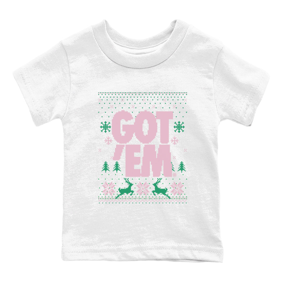 Dunk Low Retro SE Medium Soft Pink Malachite shirts to match jordans Christmas Gift Got Em Ugly Sweater sneaker match tees Dunk Medium Soft Pink Malachite match shoes to clothes Drip Gear Zone Youth Baby White 2 tee