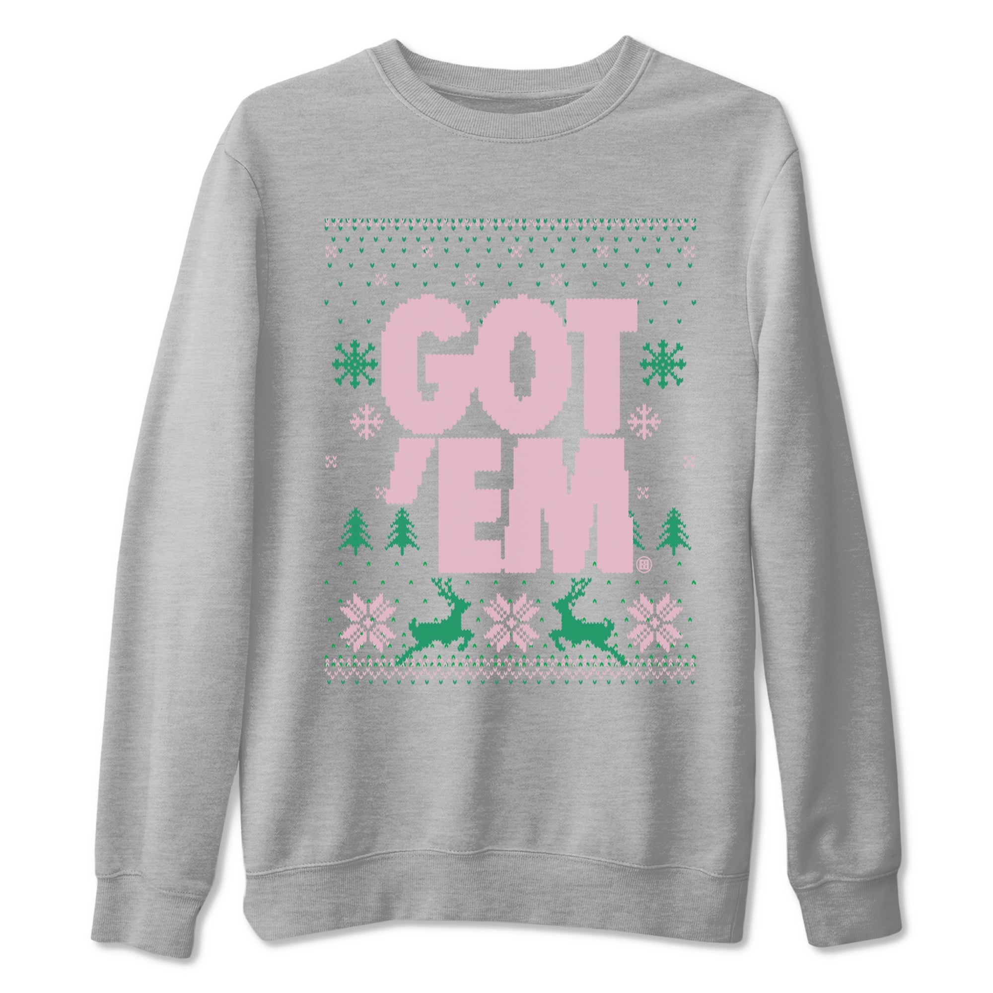 Dunk Low Retro SE Medium Soft Pink Malachite shirts to match jordans Christmas Gift Got Em Ugly Sweater sneaker match tees Dunk Medium Soft Pink Malachite match shoes to clothes Drip Gear Zone unisex cotton Heather Grey 2 shirts