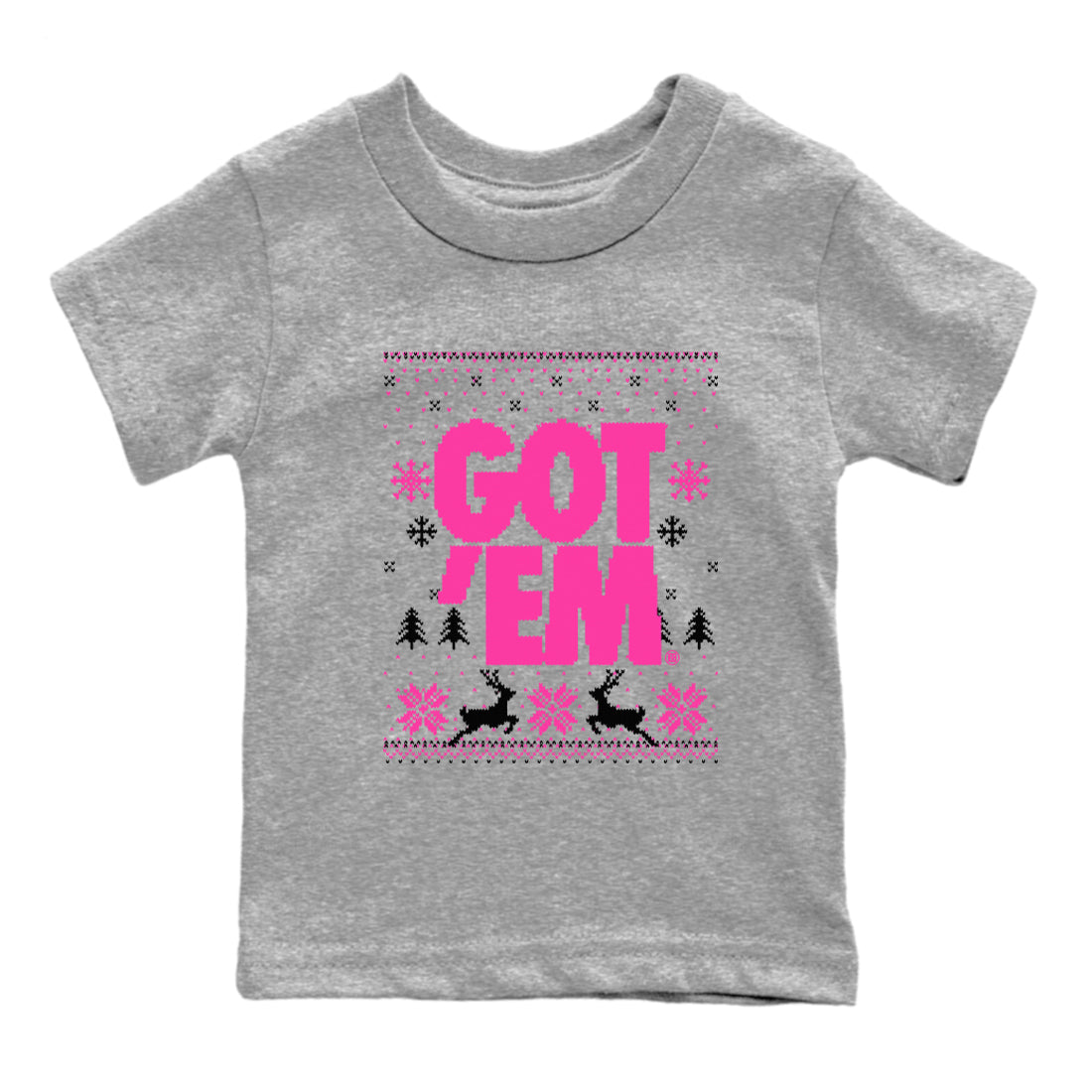 Nike KD 4 Retro Aunt Pearl shirts to match jordans Got Em Ugly Sweater sneaker match tees Nike KD 4 Aunt Pearl match shoes to clothes Drip Gear Zone Youth Baby Heather Grey 2 tee