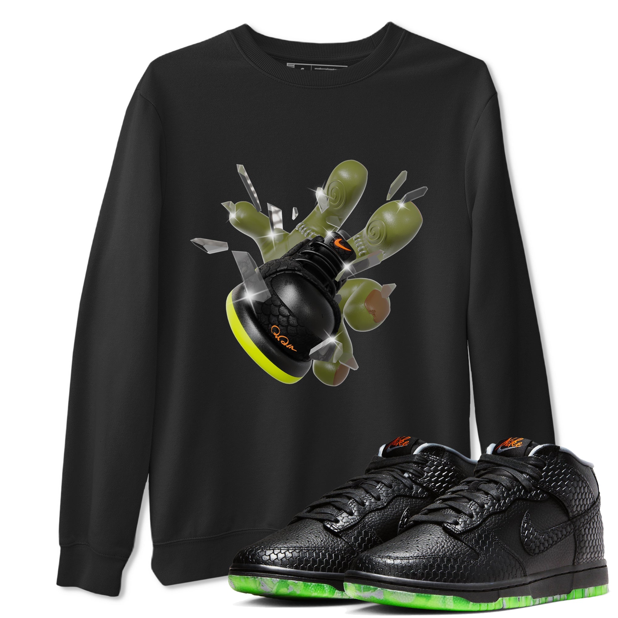 Dunk Halloween shirt to match jordans Got Em Zombie sneaker tees halloween horror nights Nike Dunk Halloween Drip Gear Zone Unisex Black 1 T-Shirt