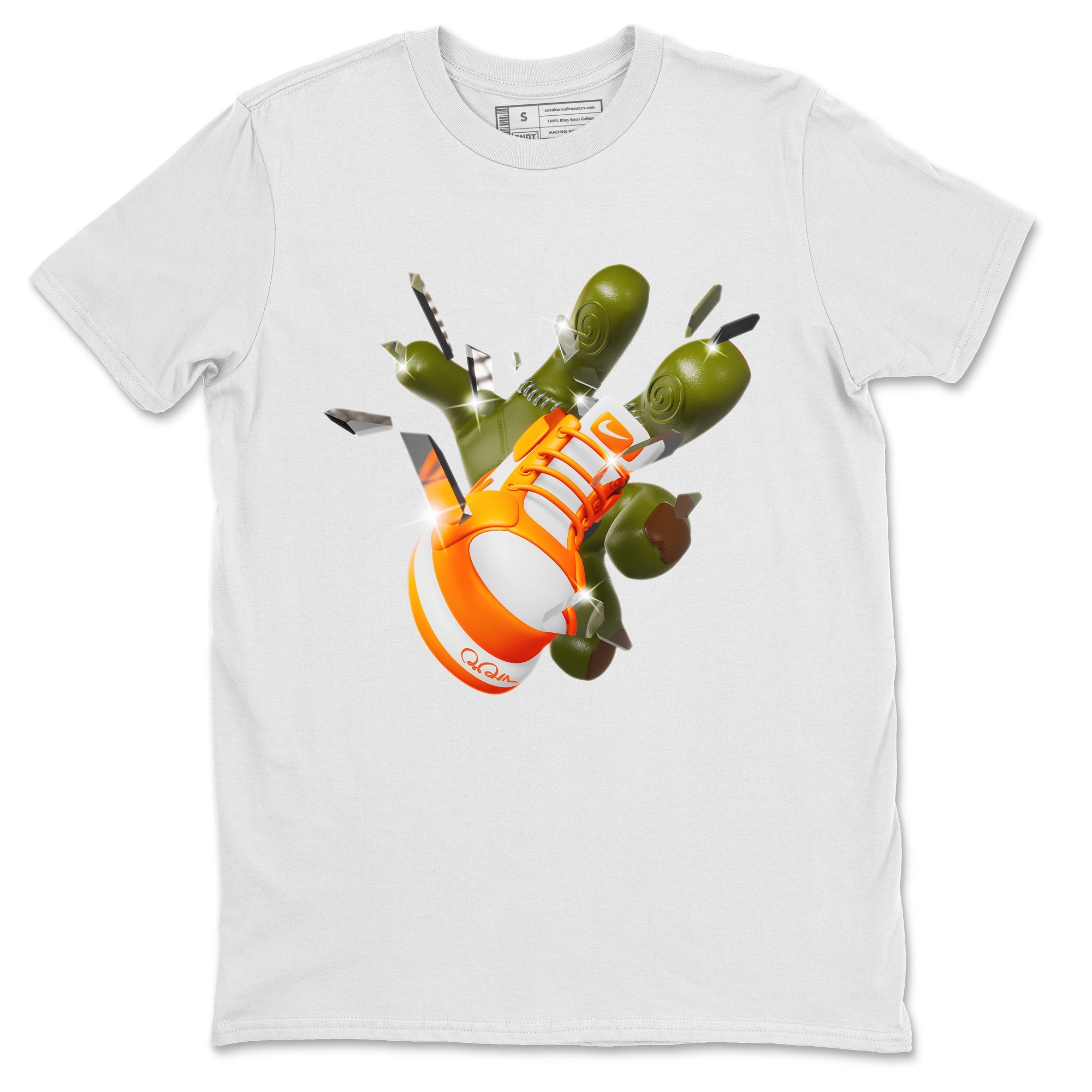 Air Jordan 1 Starfish shirt to match jordans Got Em Zombie Hand sneaker tees halloween dress AJ1 Starfish Drip Gear Zone Unisex White 2 T-Shirt