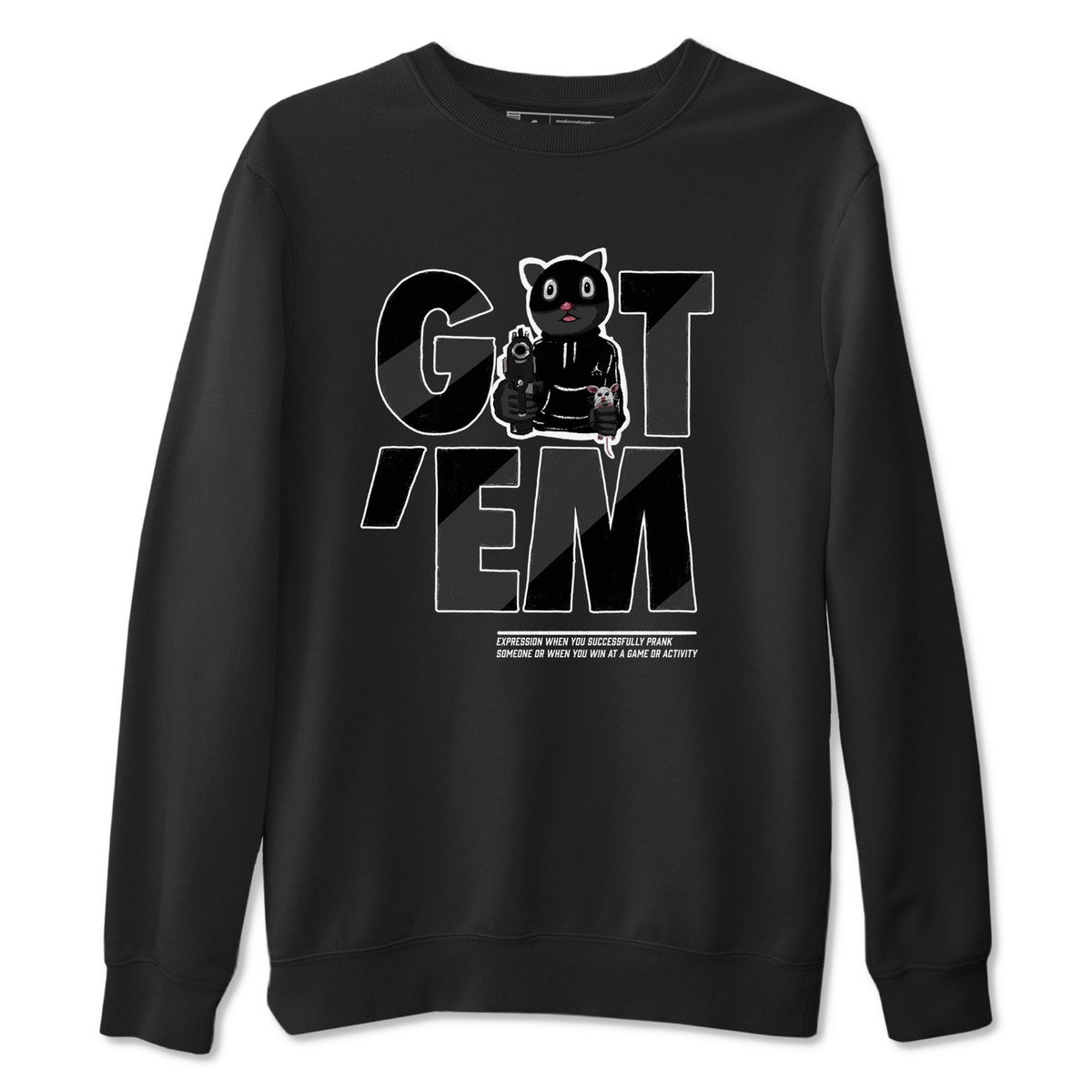 5s Black Cat shirts to match jordans Got'em Cat sneaker match tees Air Jordan 5 Black Cat match shoes to clothes Drip Gear Zone unisex cotton Black 2 shirts