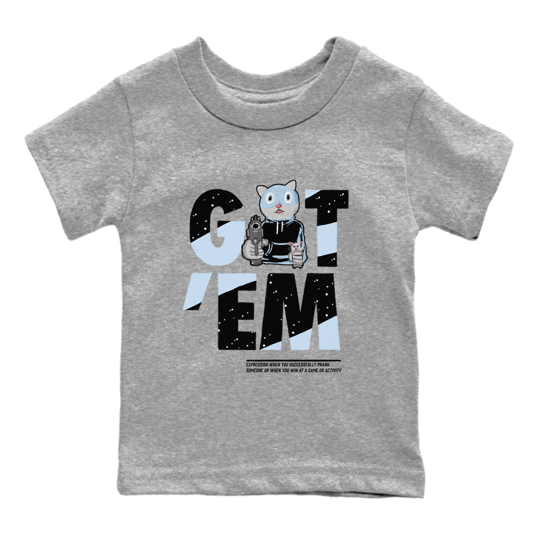 6s Reverse Cookies shirt to match jordans Got'em Cat sneaker tees Air Jordan 6 Reverse Cookies Drip Gear Zone baby toddler Heather Grey 2 cotton Shirt