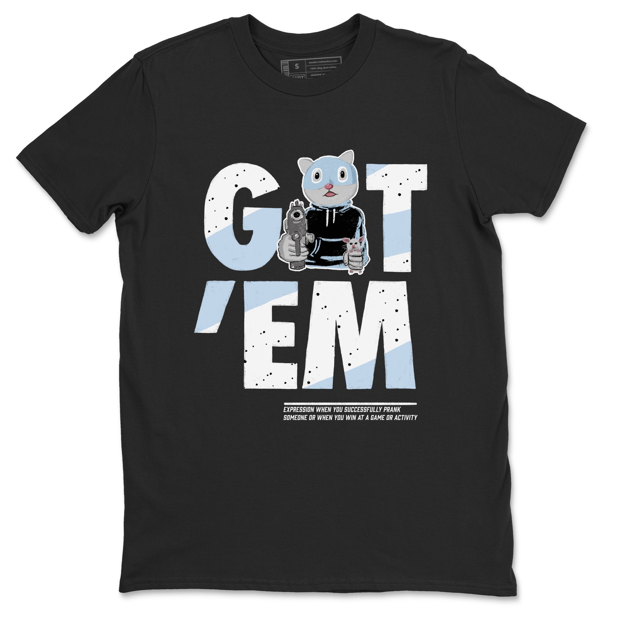 6s White Black shirt to match jordans Got'em Cat sneaker tees Air Jordan 6 White Black Drip Gear Zone unisex cotton Black 2 crew neck shirt