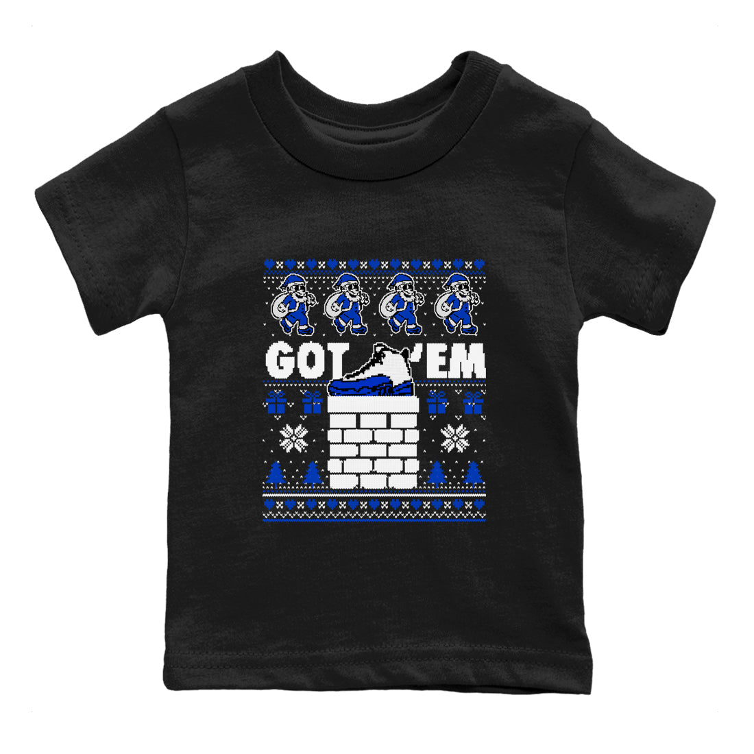 Air Jordan 13 Blueberry t-shirts to match sneakers Got'em Santa sneaker match tees Air Jordan 13 Blueberry match shoes to clothes Drip Gear Zone Youth Baby Black 2 tee
