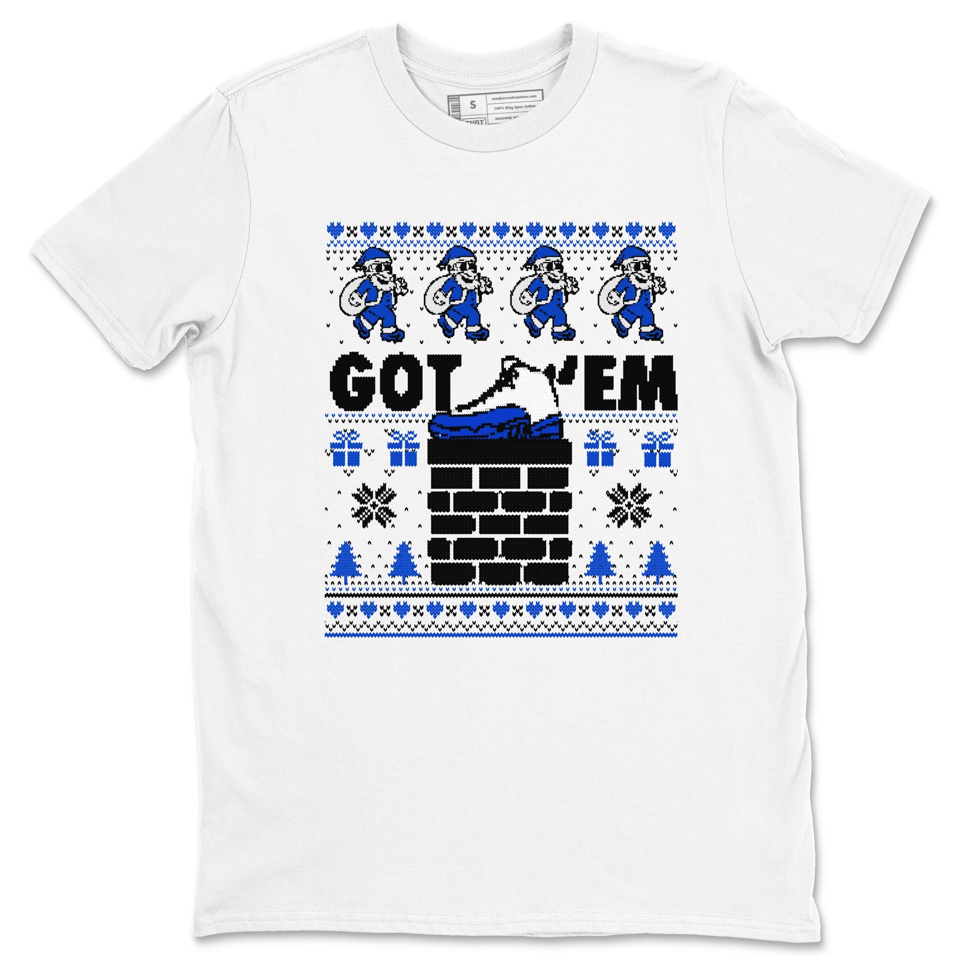 Air Jordan 13 Blueberry t-shirts to match sneakers Got'em Santa sneaker match tees Air Jordan 13 Blueberry match shoes to clothes Drip Gear Zone unisex cotton White 2 shirts