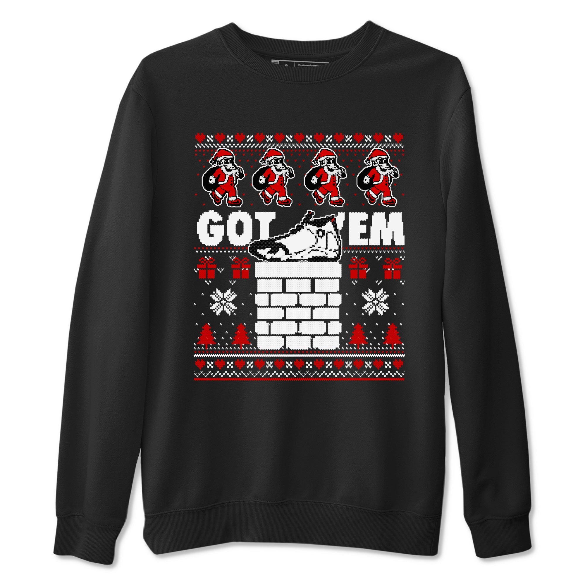 Air Jordan 14 Black Toe t shirts to match sneakers Got'em Santa sneaker match tees 14s Black Toe sneaker match tee Drip Gear Zone unisex cotton Black 2 shirts