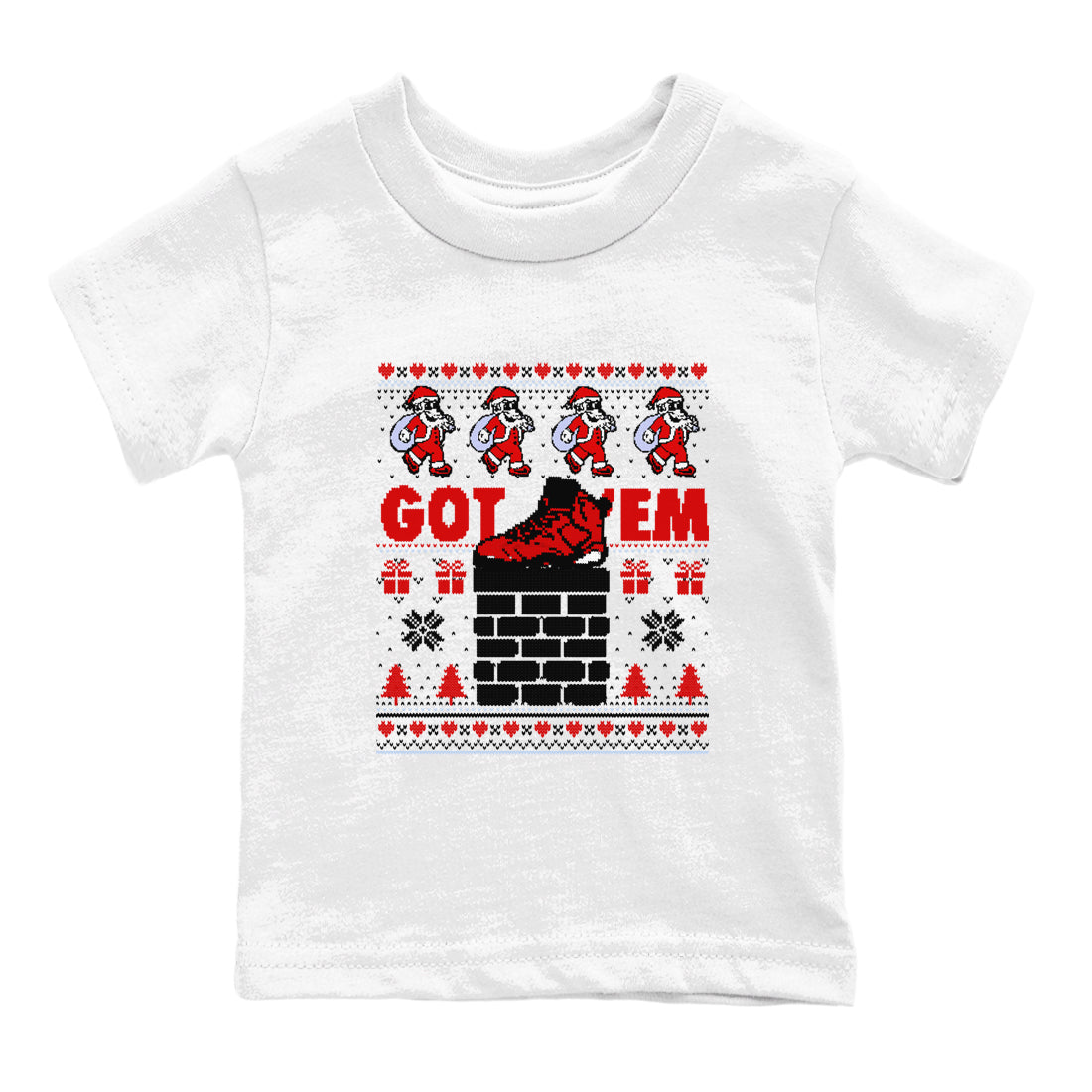 6s Toro Bravo shirts to match jordans Got'em Santa sneaker match tees Air Jordan 6 Toro Bravo match shoes to clothes Drip Gear Zone Youth Baby White 2 tee