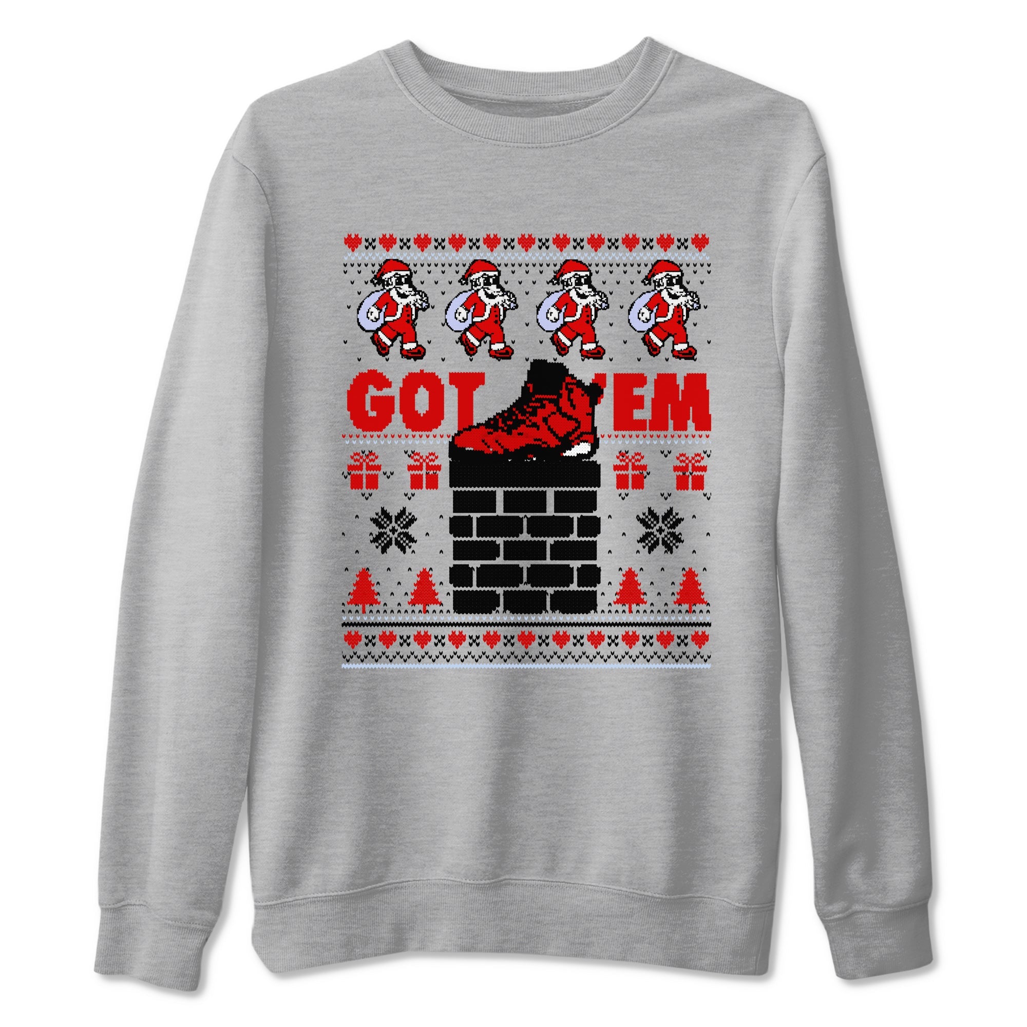 6s Toro Bravo shirts to match jordans Got'em Santa sneaker match tees Air Jordan 6 Toro Bravo match shoes to clothes Drip Gear Zone unisex cotton Heather Grey 2 shirts