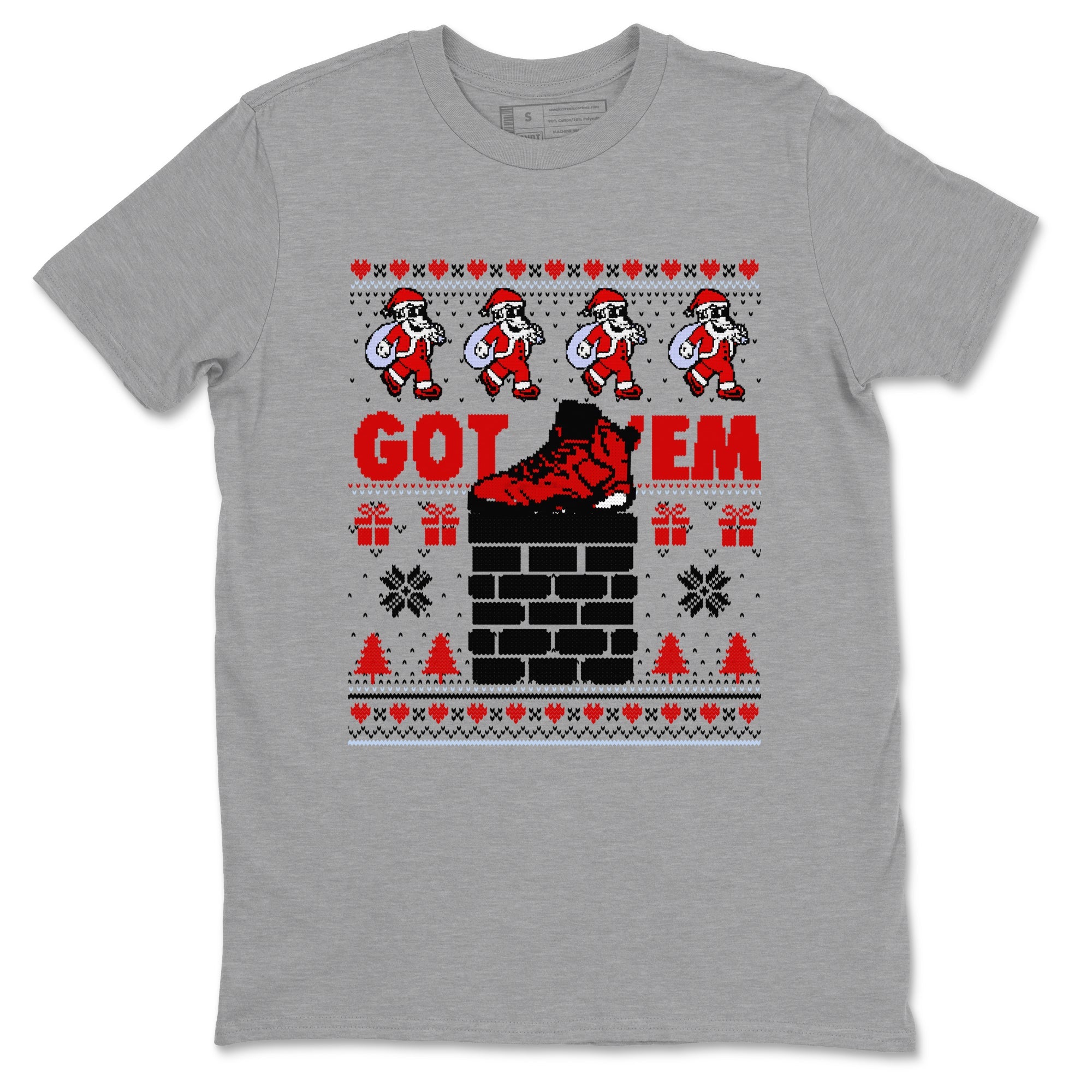 6s Toro Bravo shirts to match jordans Got'em Santa sneaker match tees Air Jordan 6 Toro Bravo match shoes to clothes Drip Gear Zone unisex cotton Heather Grey 2 shirts