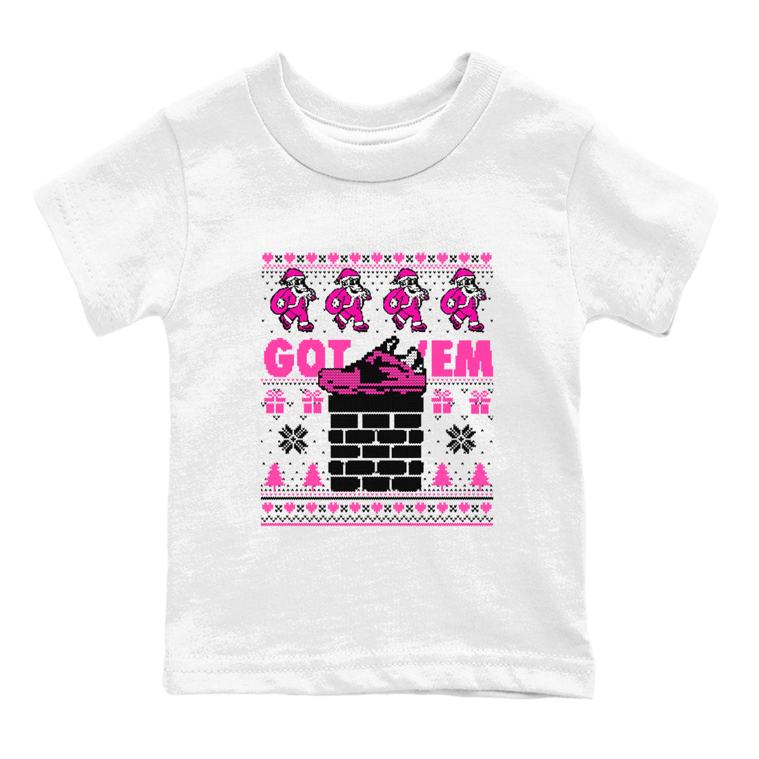 Nike KD 4 Retro Aunt Pearl shirts to match jordans Got'em Santa sneaker match tees Nike KD 4 Aunt Pearl match shoes to clothes Drip Gear Zone Youth Baby White 2 tee
