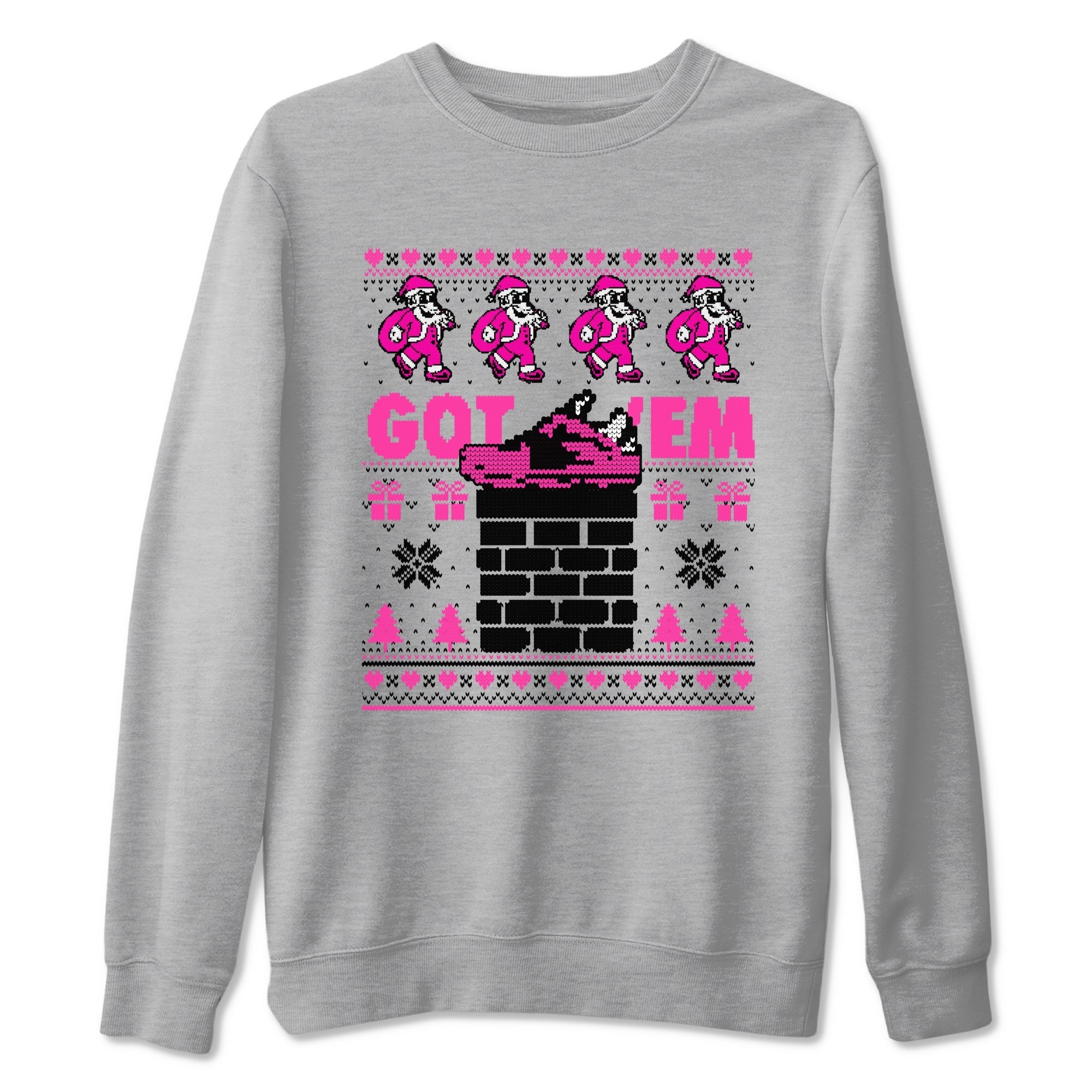Nike KD 4 Retro Aunt Pearl shirts to match jordans Got'em Santa sneaker match tees Nike KD 4 Aunt Pearl match shoes to clothes Drip Gear Zone unisex cotton Heather Grey 2 shirts