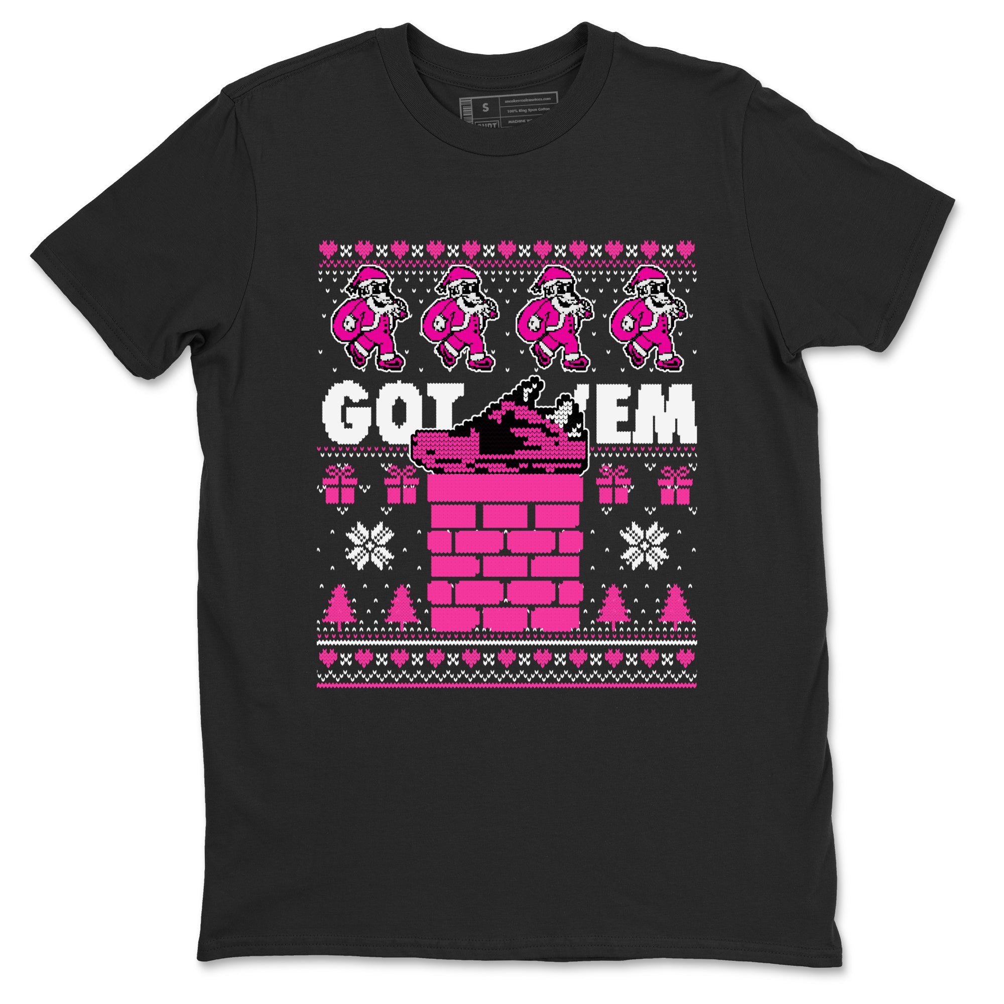 Nike KD 4 Retro Aunt Pearl shirts to match jordans Got'em Santa sneaker match tees Nike KD 4 Aunt Pearl match shoes to clothes Drip Gear Zone unisex cotton Black 2 shirts