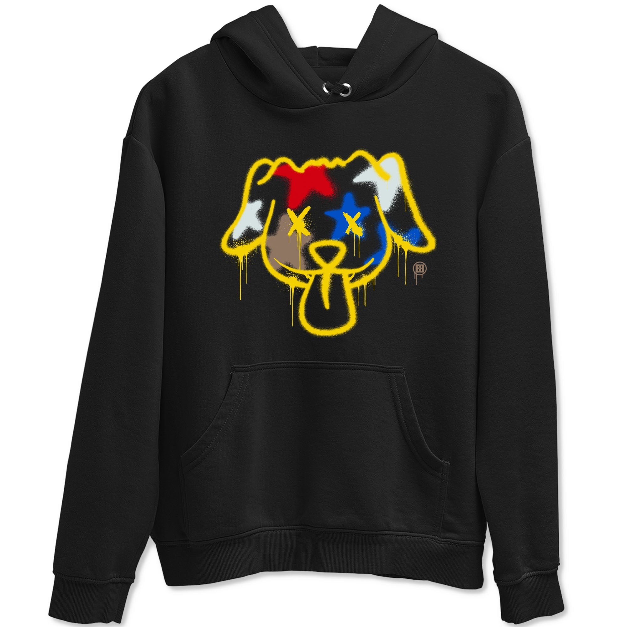 AJ1 Travis Scott Canary shirt to match jordans Graffiti Dog sneaker tees Air Jordan 1 Travis Scott Canary Drip Gear Zone unisex cotton Black 2 crew neck shirt