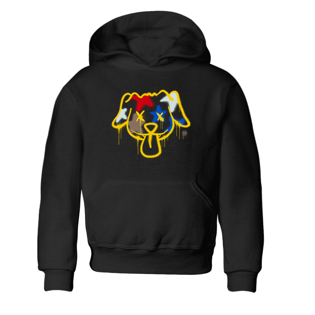 AJ1 Travis Scott Canary shirt to match jordans Graffiti Dog sneaker tees Air Jordan 1 Travis Scott Canary Drip Gear Zone baby toddler Black 2 cotton Shirt