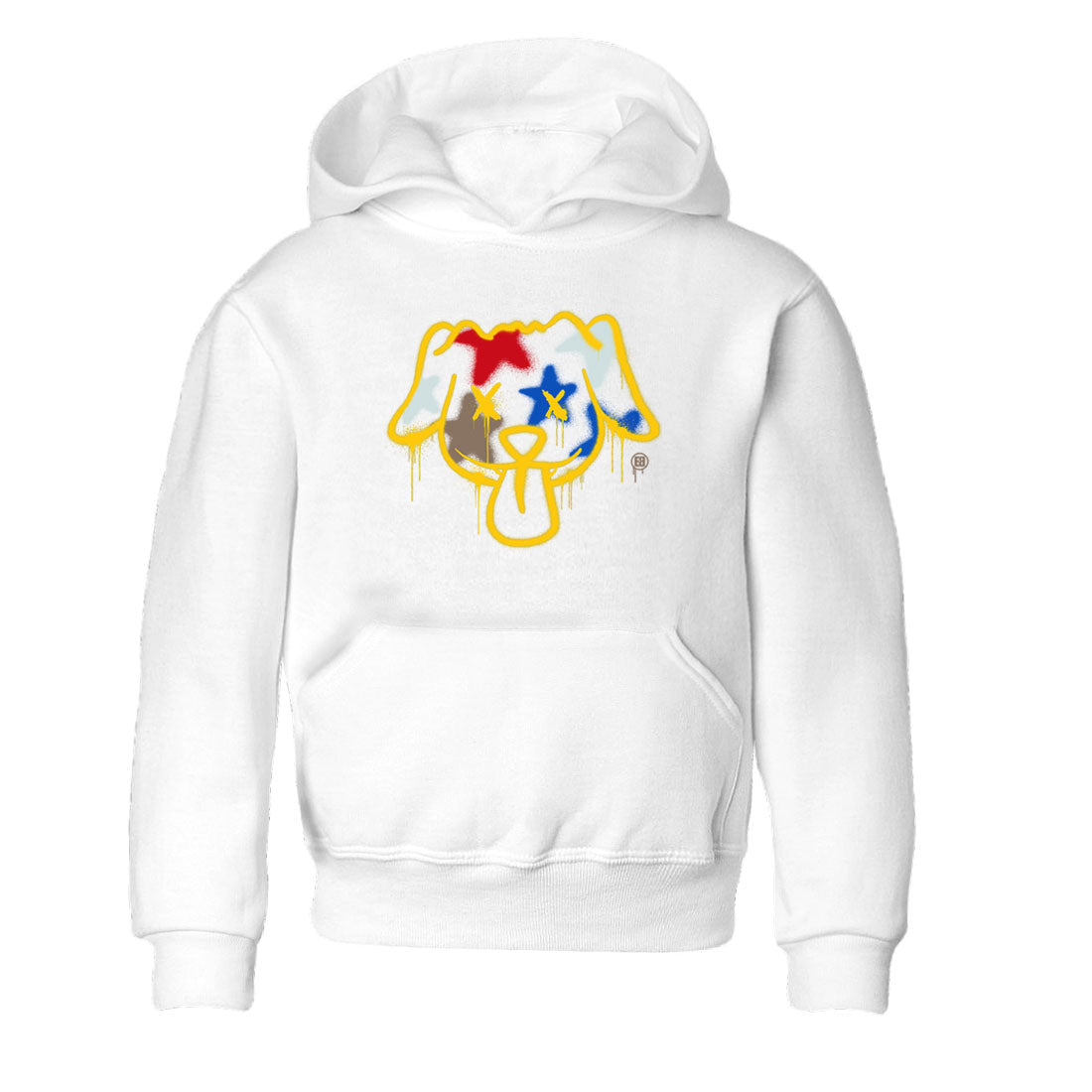 AJ1 Travis Scott Canary shirt to match jordans Graffiti Dog sneaker tees Air Jordan 1 Travis Scott Canary Drip Gear Zone baby toddler White 2 cotton Shirt