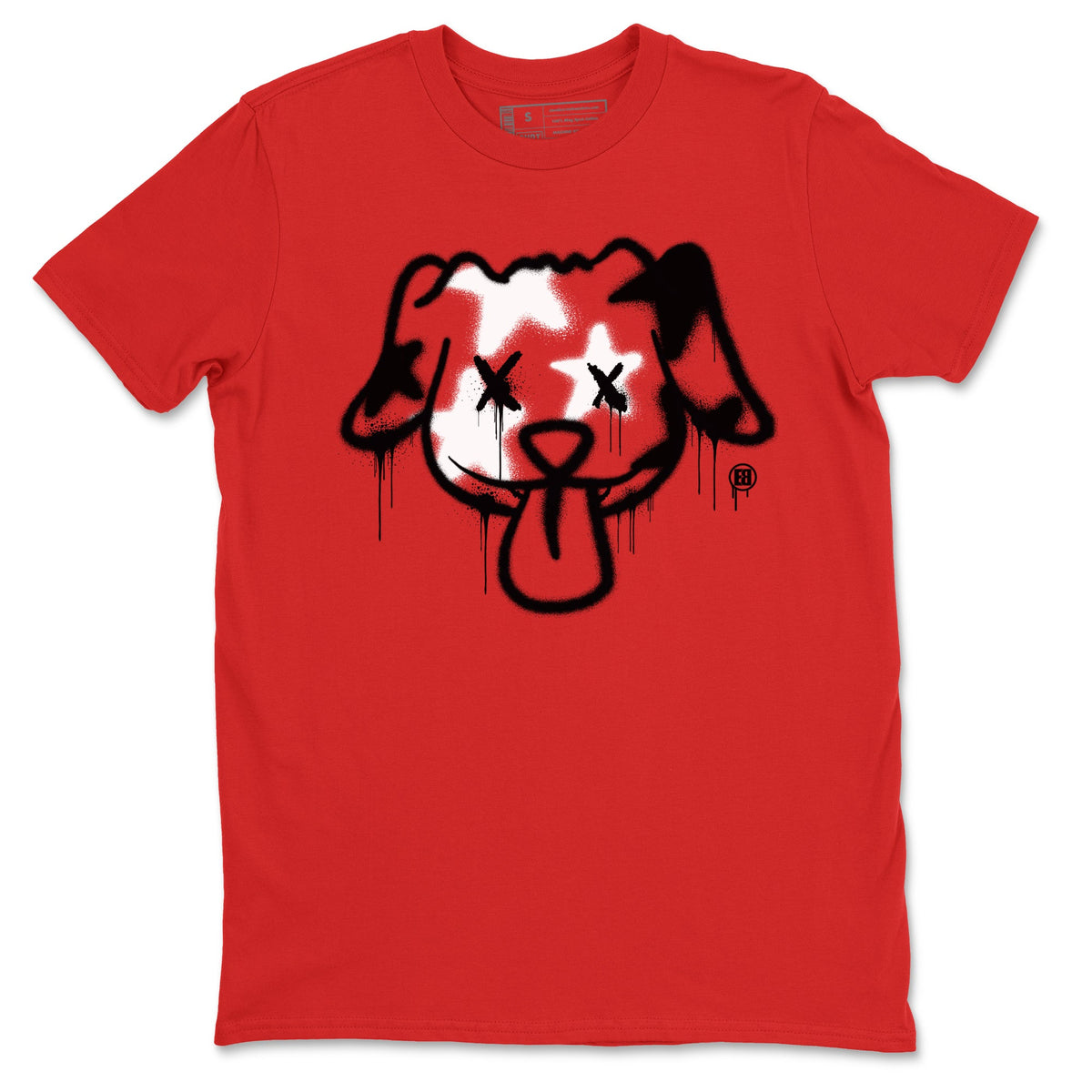 11s Bred Velvet shirts to match jordans Graffiti Dog sneaker match tees Air Jordan 11 Bred Velvet match shoes to clothes Drip Gear Zone unisex cotton Red 2 shirts