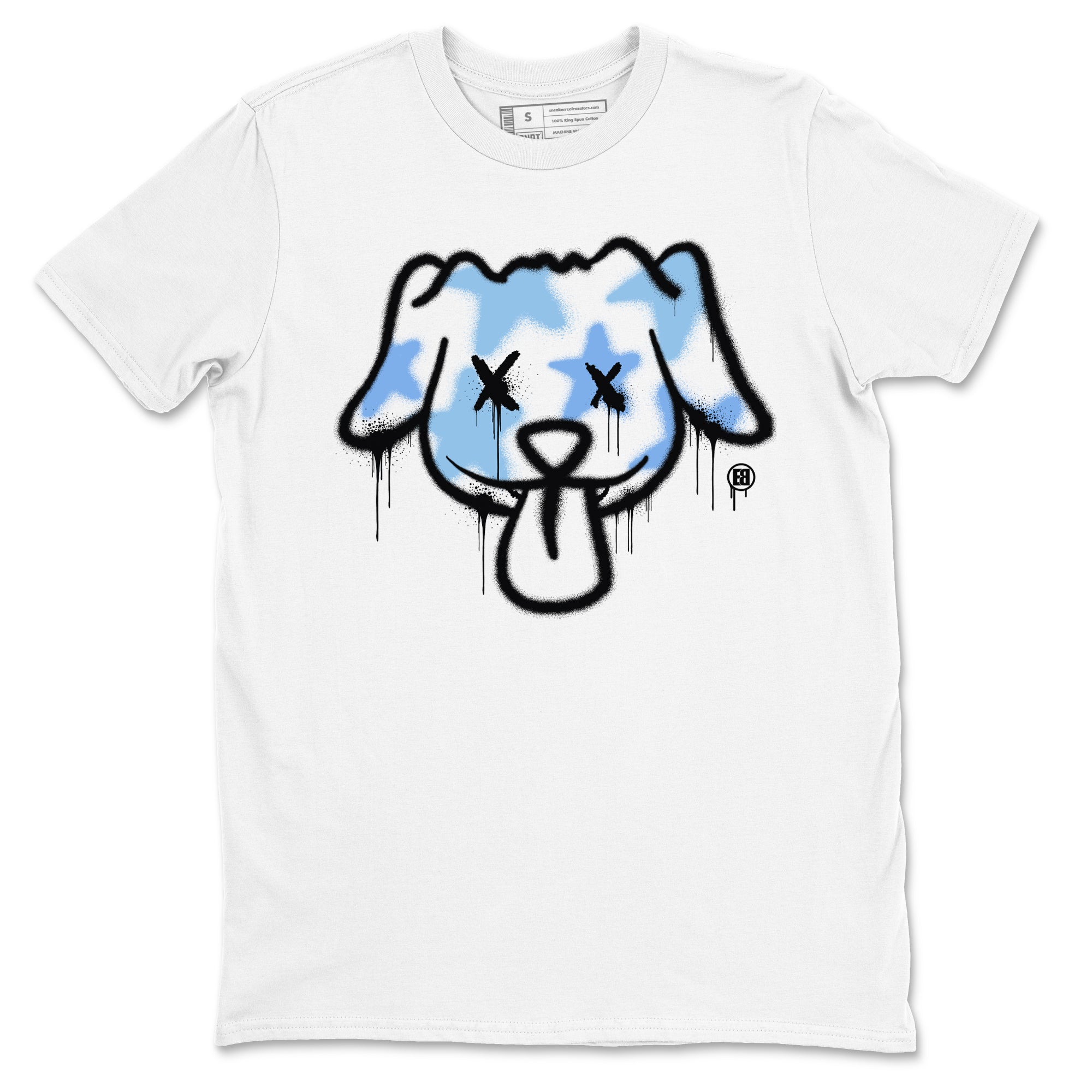11s Legend Blue shirts to match jordans Graffiti Dog sneaker match tees Air Jordan 11 Legend Blue match shoes to clothes Drip Gear Zone unisex cotton White 2 shirts