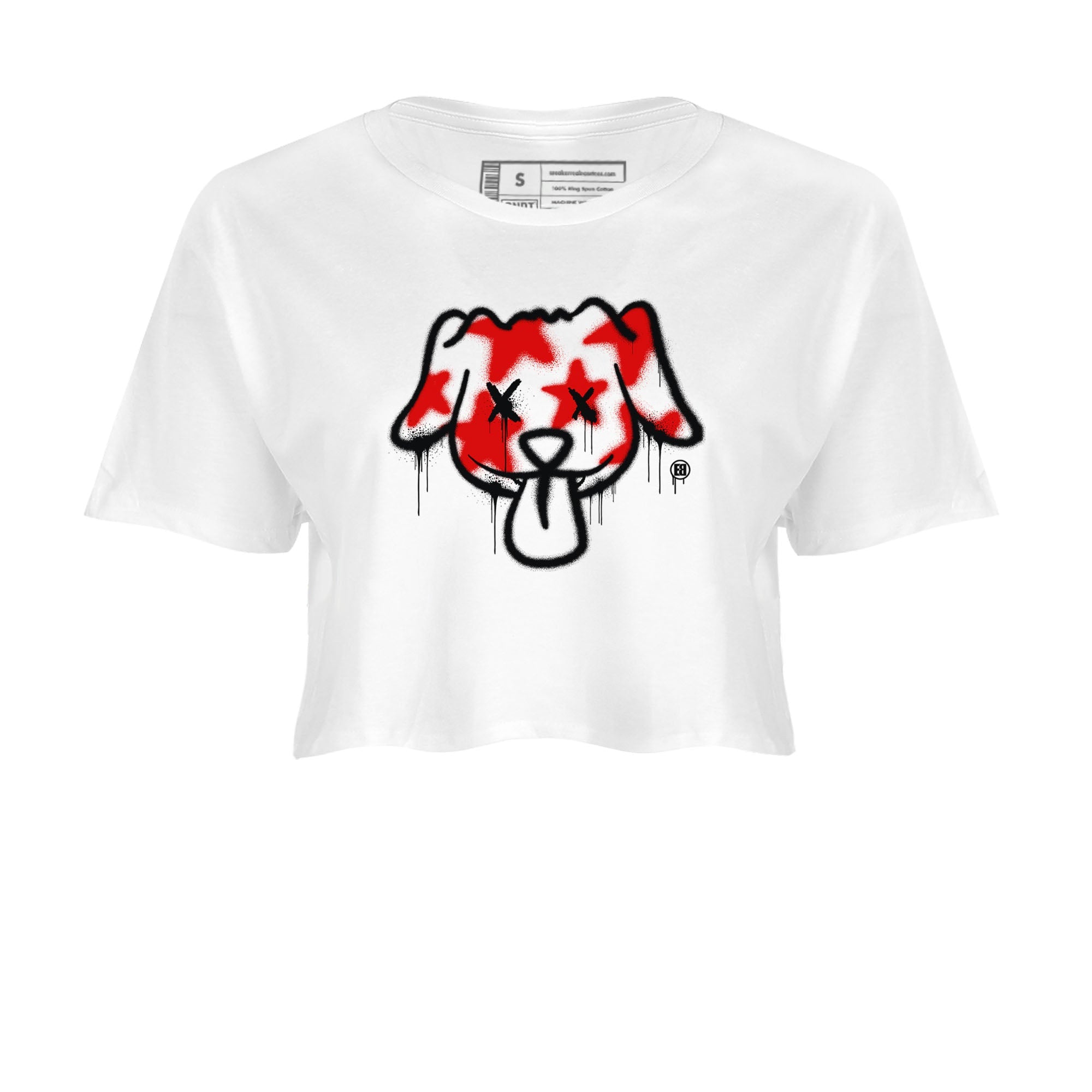 Air Jordan 12 Retro Taxi Flip shirts to match jordans Graffiti Dog Spangled Banner T-Shirt for Independence Day sneaker match tees 12s Red Taxi Drip Gear Zone White 2 crop length shirt