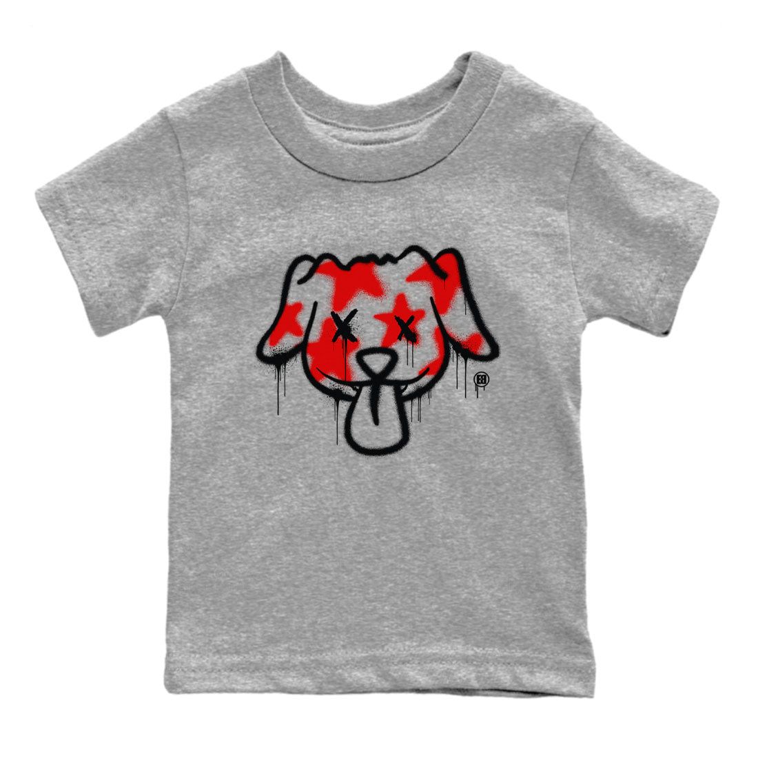 Air Jordan 12 Retro Taxi Flip shirts to match jordans Graffiti Dog Spangled Banner T-Shirt for Independence Day sneaker match tees 12s Red Taxi Drip Gear Zone baby toddler Heather Grey 2 cotton Shirt