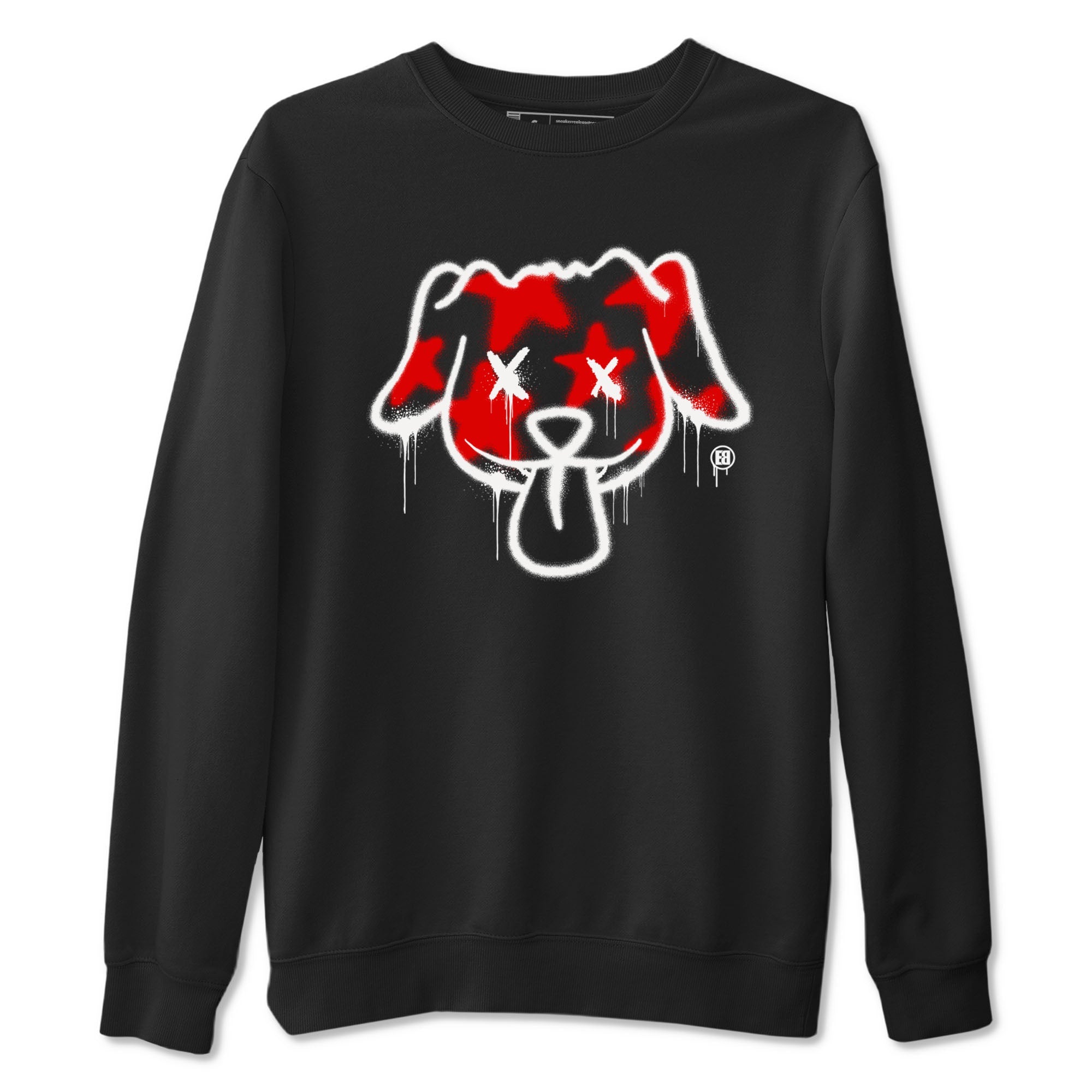 Air Jordan 12 Retro Taxi Flip shirts to match jordans Graffiti Dog Spangled Banner T-Shirt for Independence Day sneaker match tees 12s Red Taxi Drip Gear Zone unisex cotton Black 2 crew neck shirt