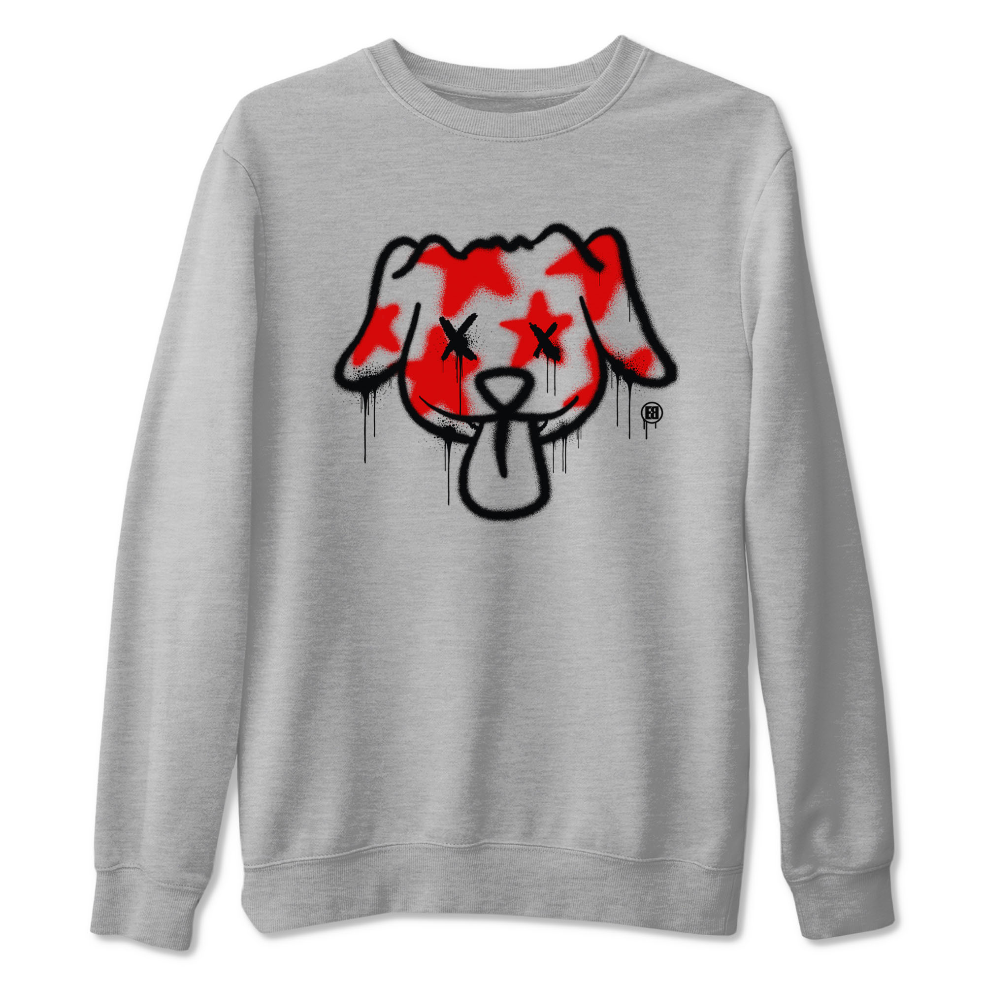 Air Jordan 12 Retro Taxi Flip shirts to match jordans Graffiti Dog Spangled Banner T-Shirt for Independence Day sneaker match tees 12s Red Taxi Drip Gear Zone unisex cotton Heather Grey 2 crew neck shirt