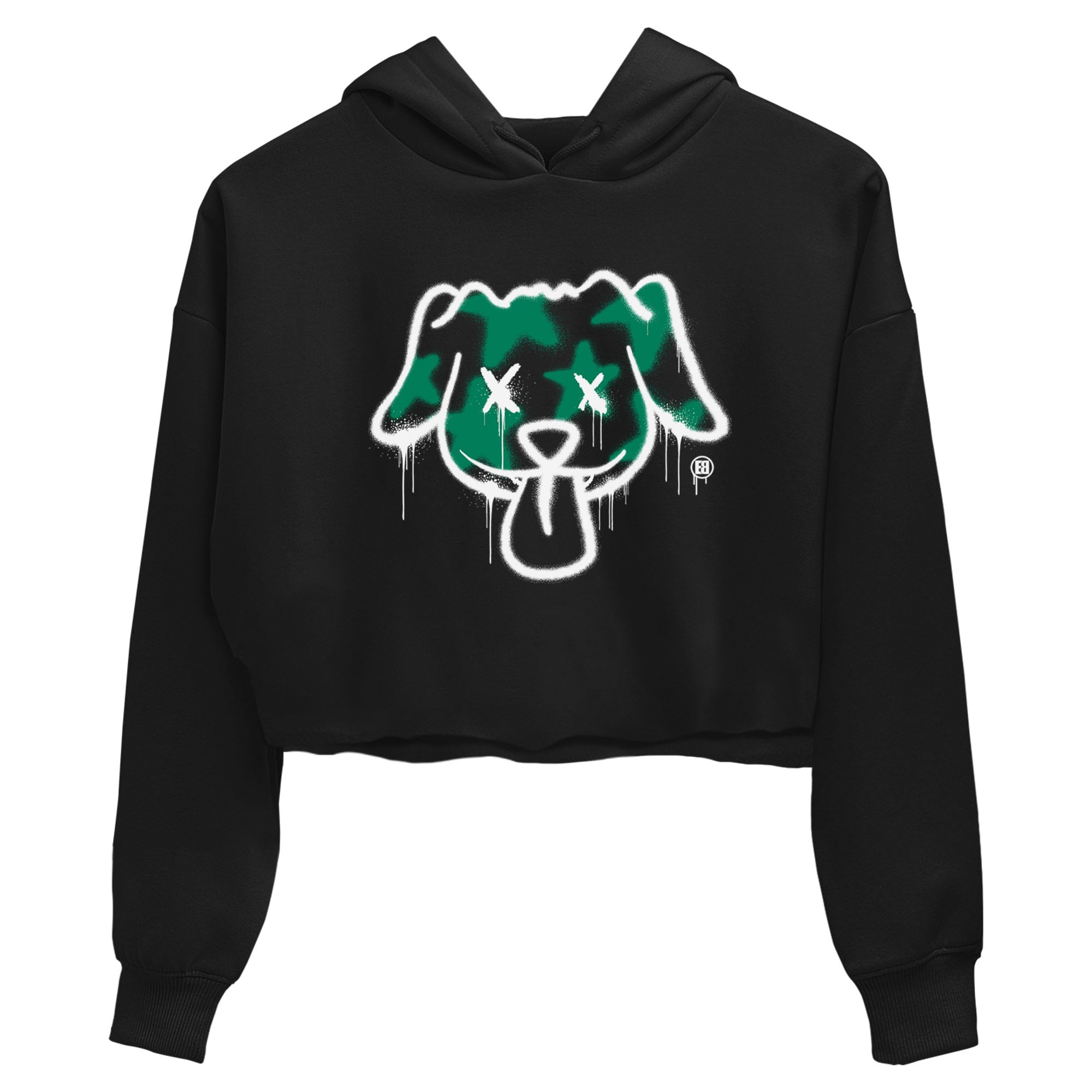 4s Oxidized Green shirts to match jordans Graffiti Dog sneaker match tees Air Jordan 4 Oxidized Green Drip Gear Zone streetwear brand Black 2 crop tee