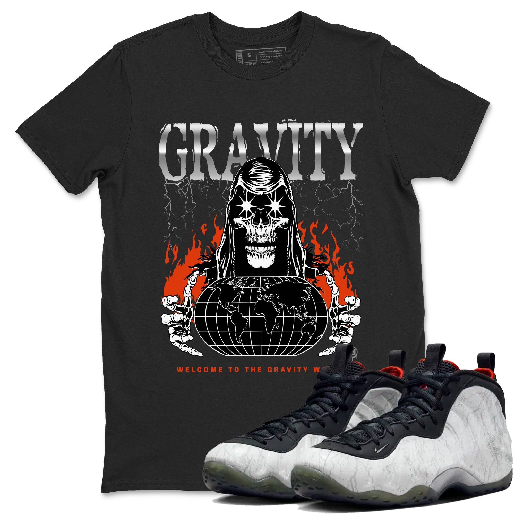Foams One Jin shirts to match jordans Gravity sneaker match tees Air Foamposite One Jin match shoes to clothes Drip Gear Zone unisex cotton Black 1 shirts