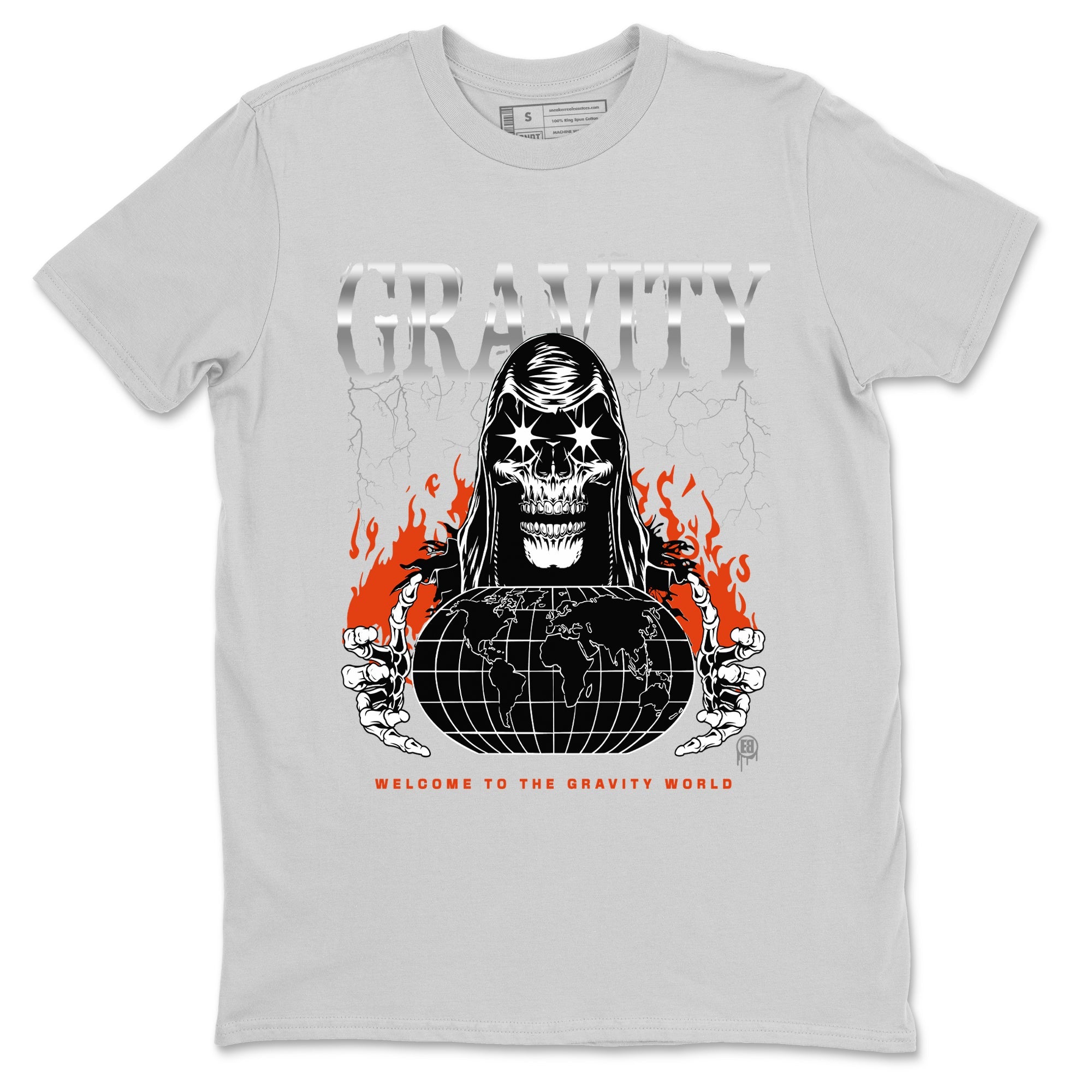 Foams One Jin shirts to match jordans Gravity sneaker match tees Air Foamposite One Jin match shoes to clothes Drip Gear Zone unisex cotton Silver 2 shirts
