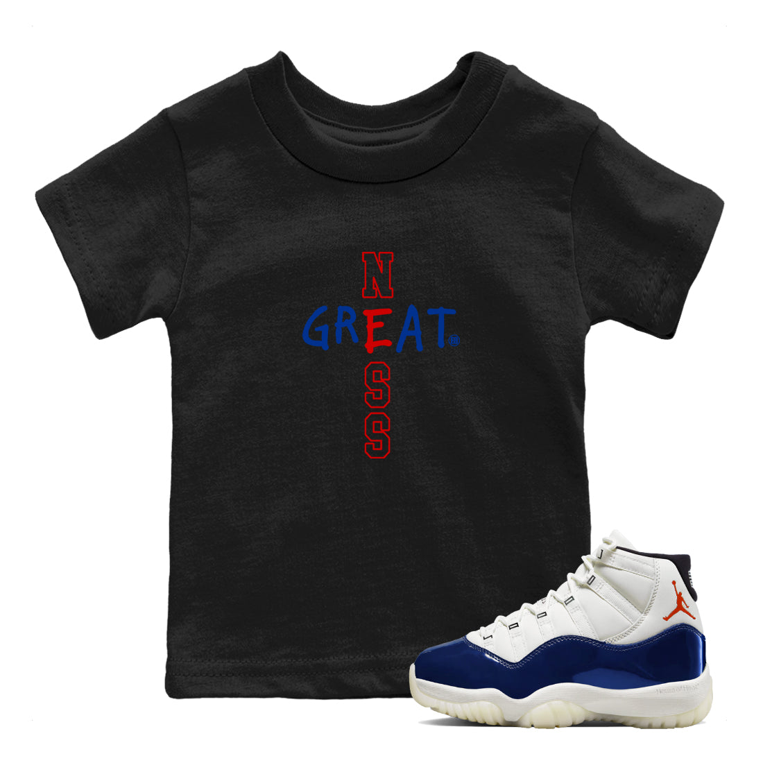 Sneaker Threads  Sneaker Tees To Match Air Jordan 11 Rare Air  Greatness Youth Graphic Tee Black 1. Perfect for Jordan releases 2025 colorways.
