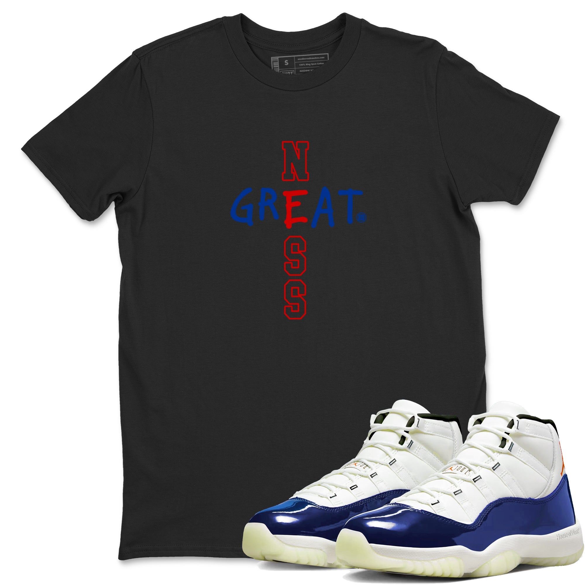 Sneaker Threads  Sneaker Tees To Match Air Jordan 11 Rare Air  Greatness Graphic Tee Black 1. Perfect for Jordan releases 2025 colorways.