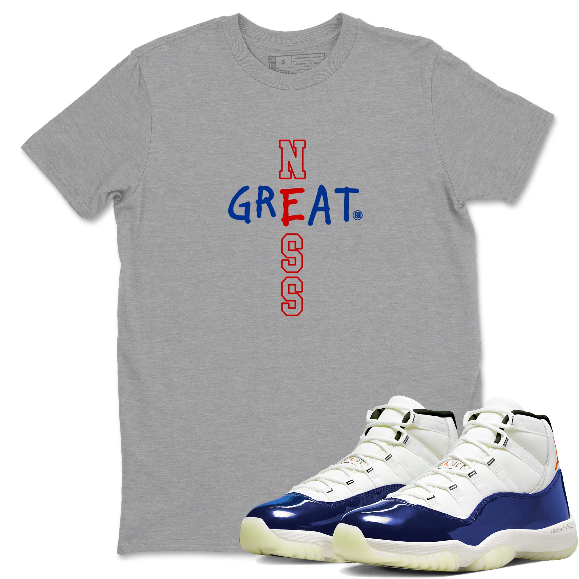 Sneaker Threads  Sneaker Tees To Match Air Jordan 11 Rare Air  Greatness Graphic Tee Heather Grey 1. Perfect for Jordan releases 2025 colorways.