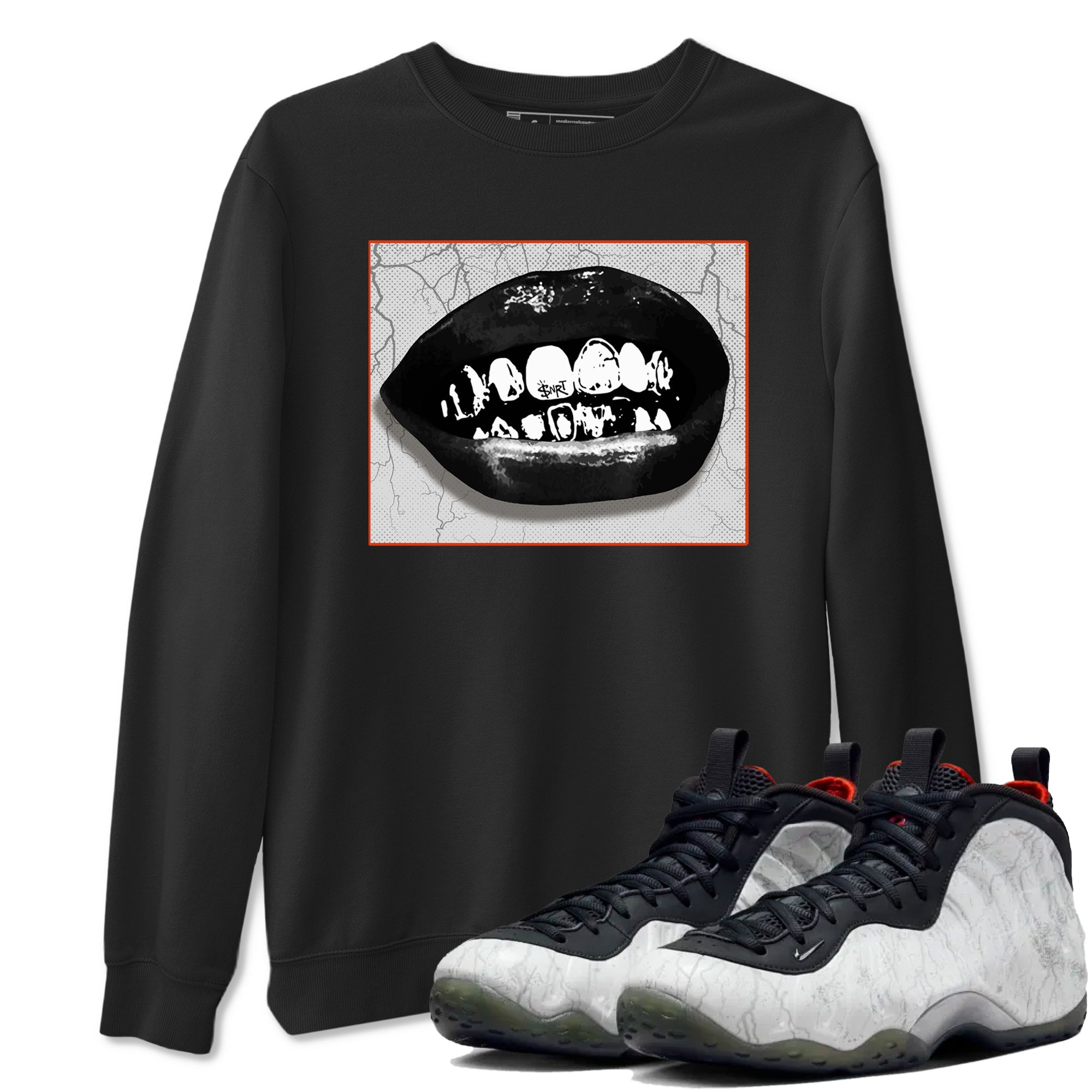 Foams One Jin shirts to match jordans Grillz Lips sneaker match tees Air Foamposite One Jin match shoes to clothes Drip Gear Zone unisex cotton Black 1 shirts