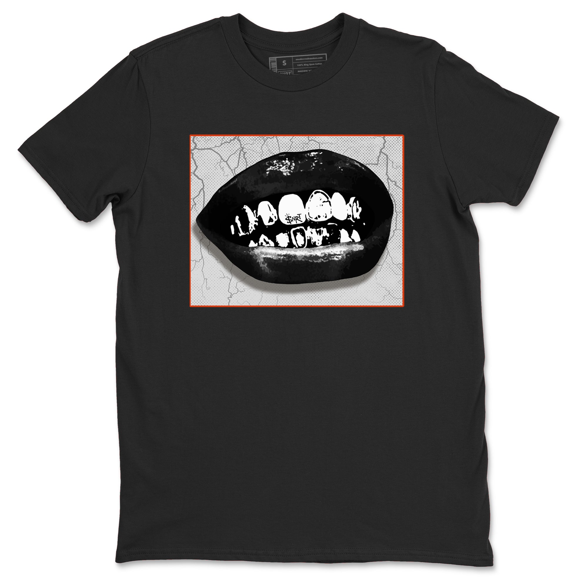 Foams One Jin shirts to match jordans Grillz Lips sneaker match tees Air Foamposite One Jin match shoes to clothes Drip Gear Zone unisex cotton Black 2 shirts