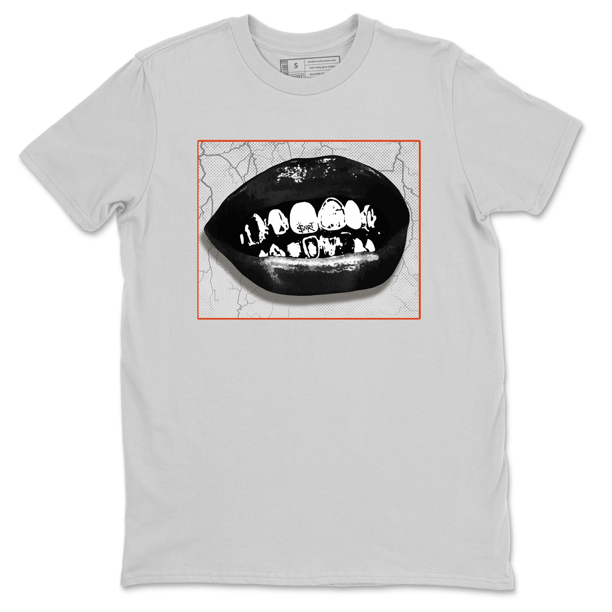 Foams One Jin shirts to match jordans Grillz Lips sneaker match tees Air Foamposite One Jin match shoes to clothes Drip Gear Zone unisex cotton Silver 2 shirts