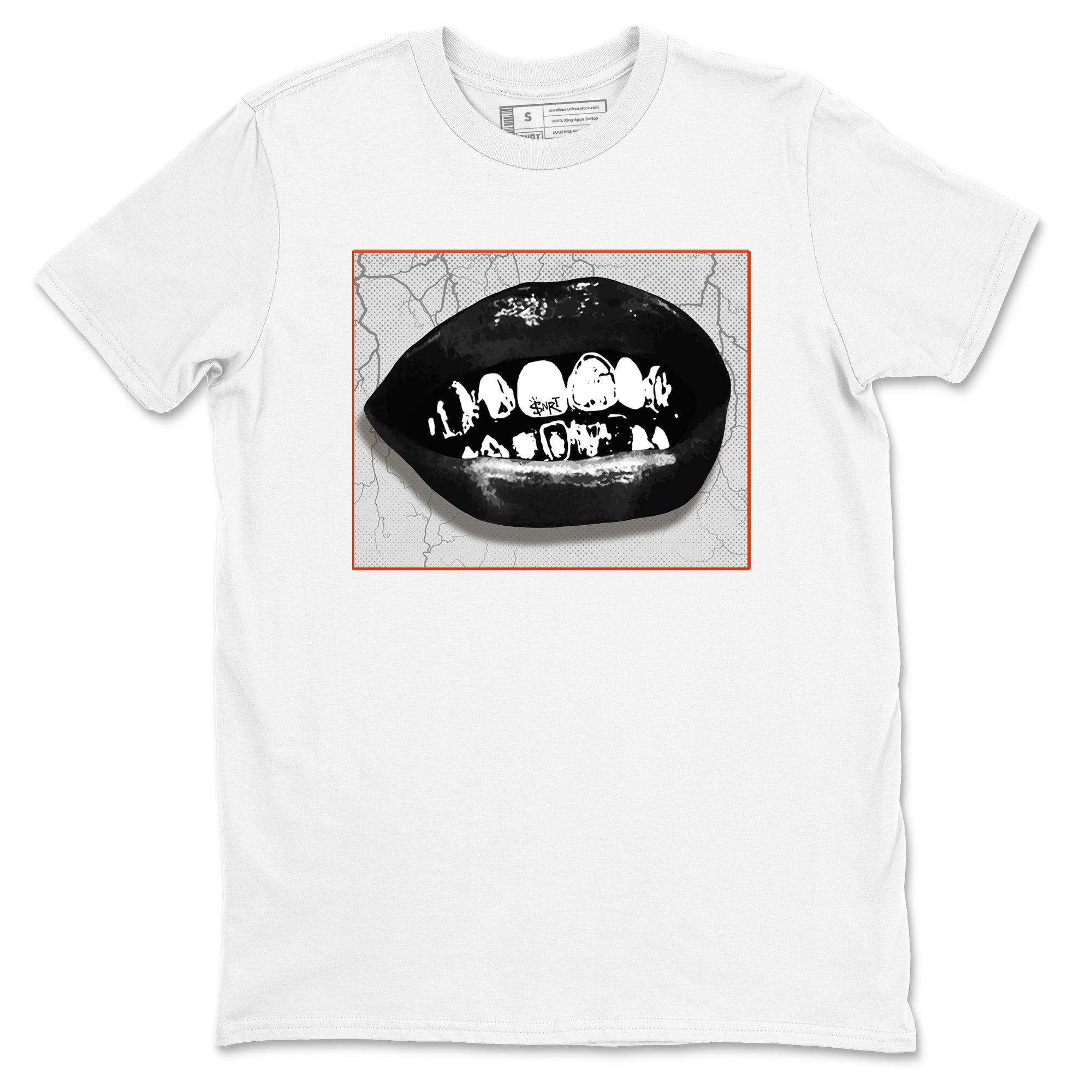 Foams One Jin shirts to match jordans Grillz Lips sneaker match tees Air Foamposite One Jin match shoes to clothes Drip Gear Zone unisex cotton White 2 shirts