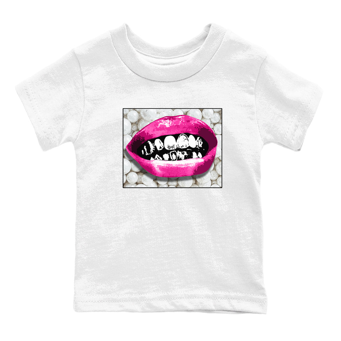 Nike KD 4 Retro Aunt Pearl shirts to match jordans Grillz Lips sneaker match tees Nike KD 4 Aunt Pearl match shoes to clothes Drip Gear Zone Youth Baby White 2 tee