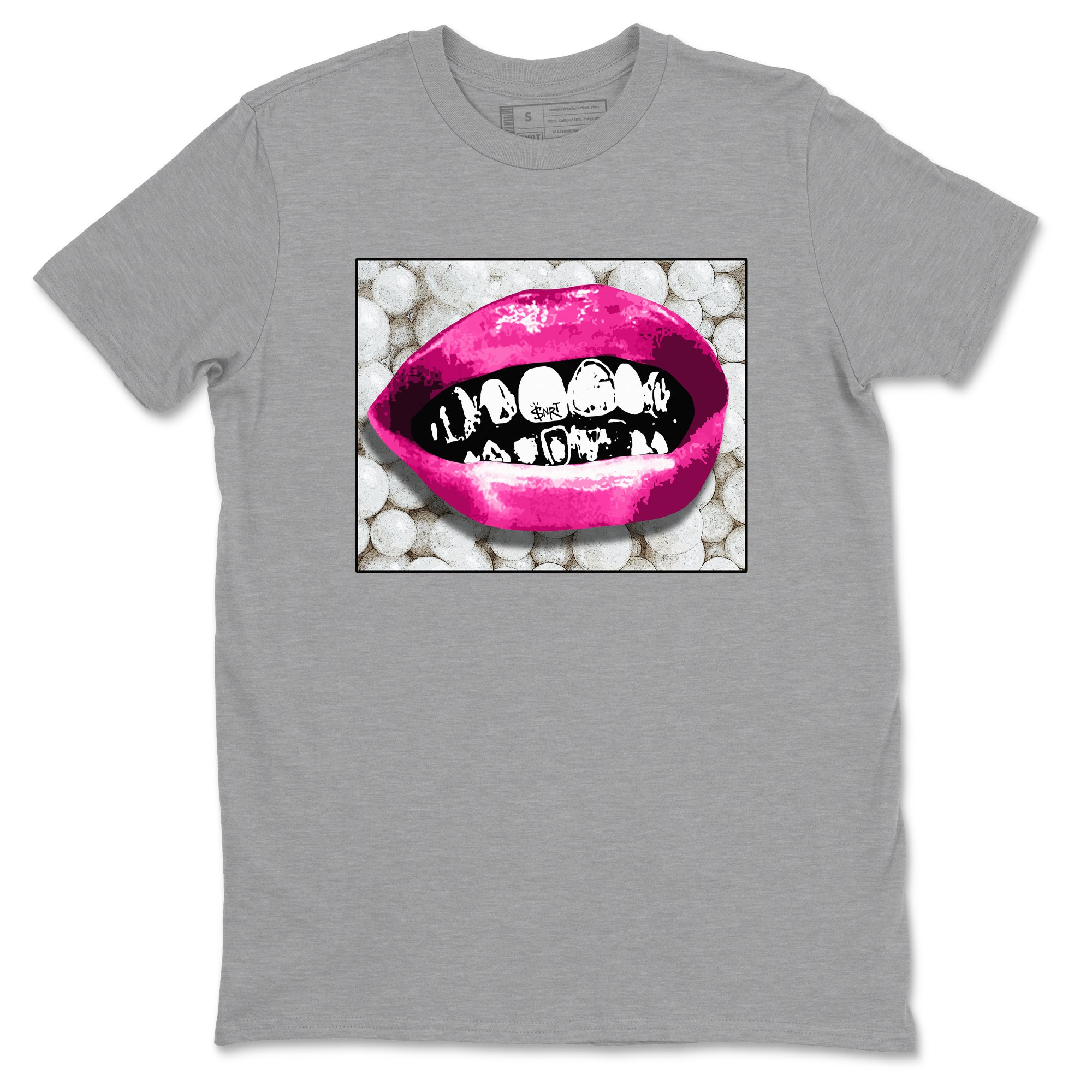 Nike KD 4 Retro Aunt Pearl shirts to match jordans Grillz Lips sneaker match tees Nike KD 4 Aunt Pearl match shoes to clothes Drip Gear Zone unisex cotton Heather Grey 2 shirts