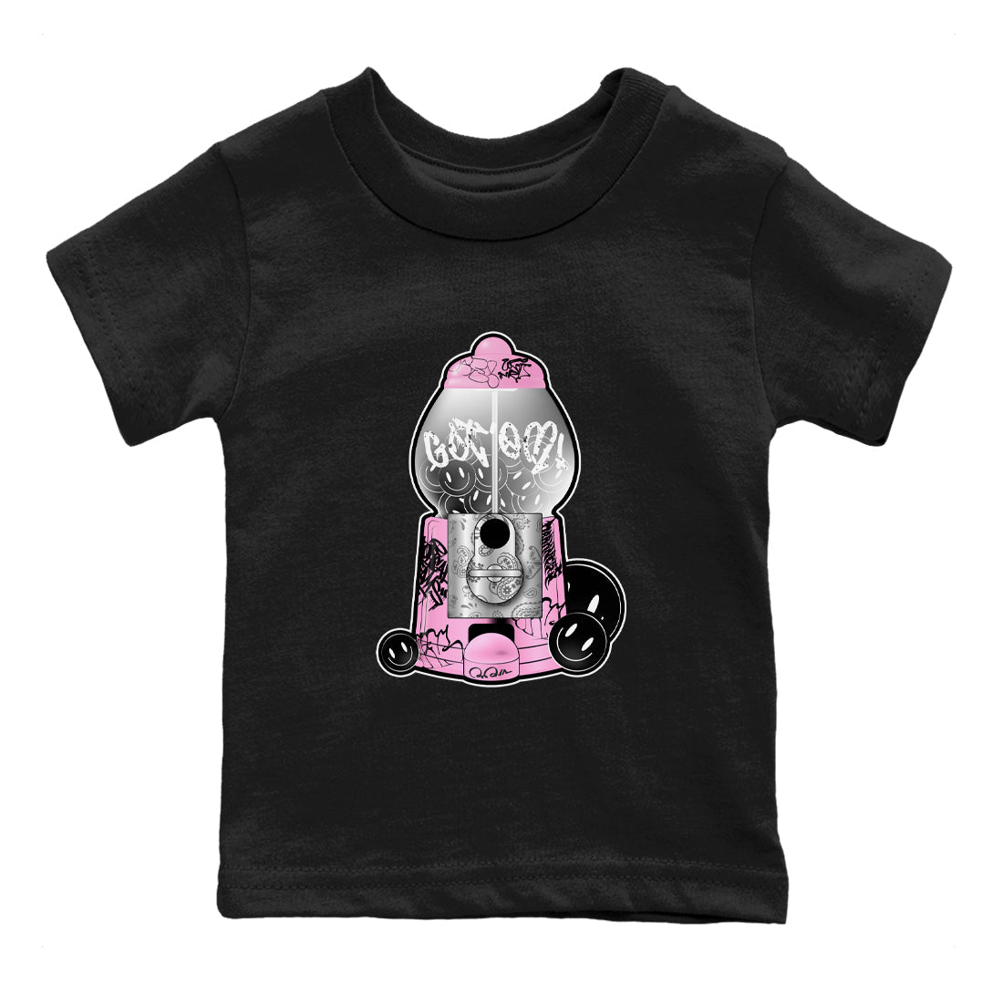 Air Jordan 4  Retro Orchid shirts to match jordans Gumball Machine sneaker match tees 4s WMNS Orchid match shoes to clothes Drip Gear Zone Youth Baby Black 2 tee