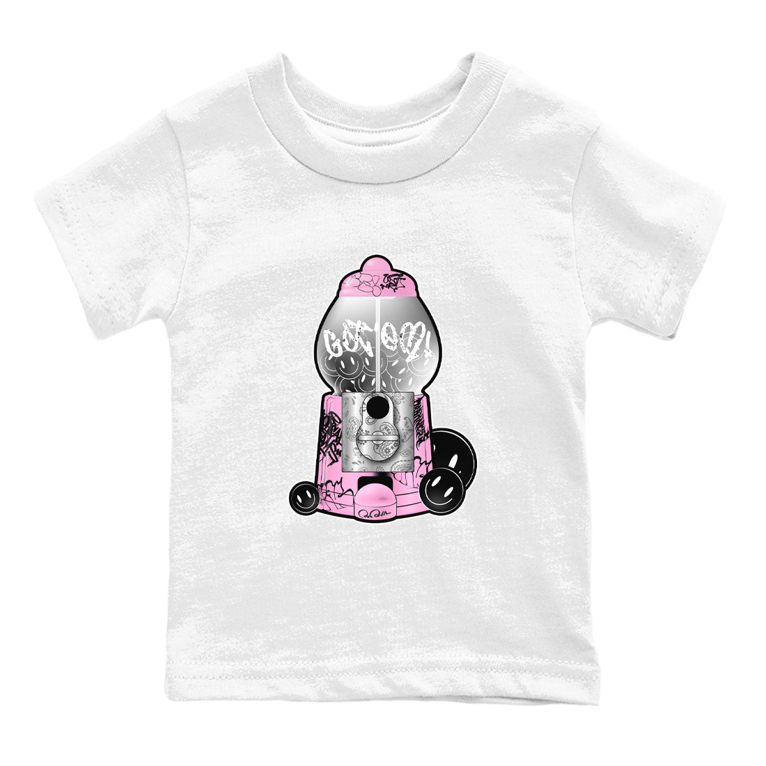 Air Jordan 4  Retro Orchid shirts to match jordans Gumball Machine sneaker match tees 4s WMNS Orchid match shoes to clothes Drip Gear Zone Youth Baby White 2 tee