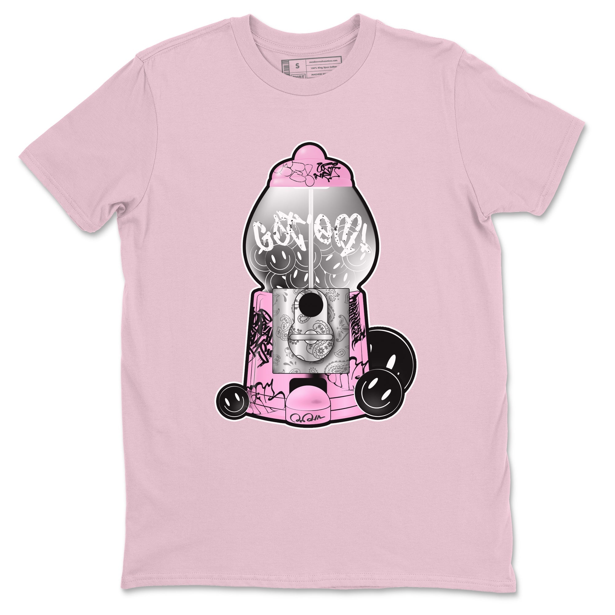 Air Jordan 4  Retro Orchid shirts to match jordans Gumball Machine sneaker match tees 4s WMNS Orchid match shoes to clothes Drip Gear Zone unisex cotton Pink 2 shirts